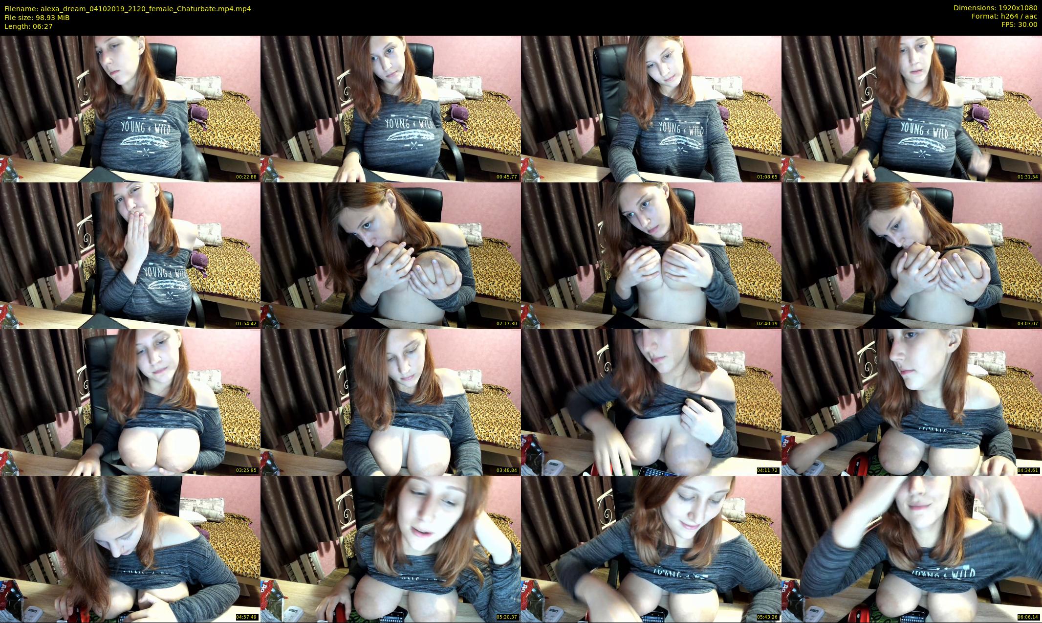 alexa_dream — 7 minute Chaturbate female cam show recording, 1080p, Oct 4, 2019