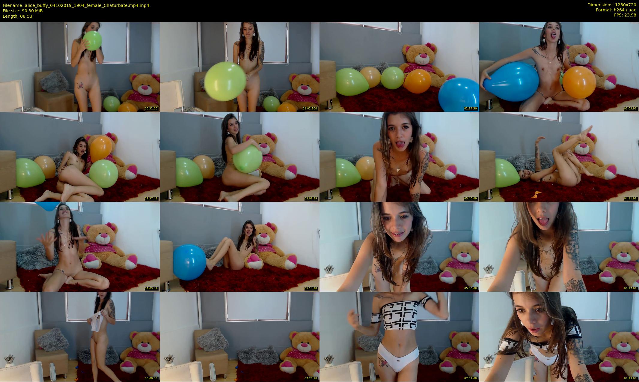 alice_buffy — 9 minute Chaturbate female cam show recording, 720p, Oct 4, 2019