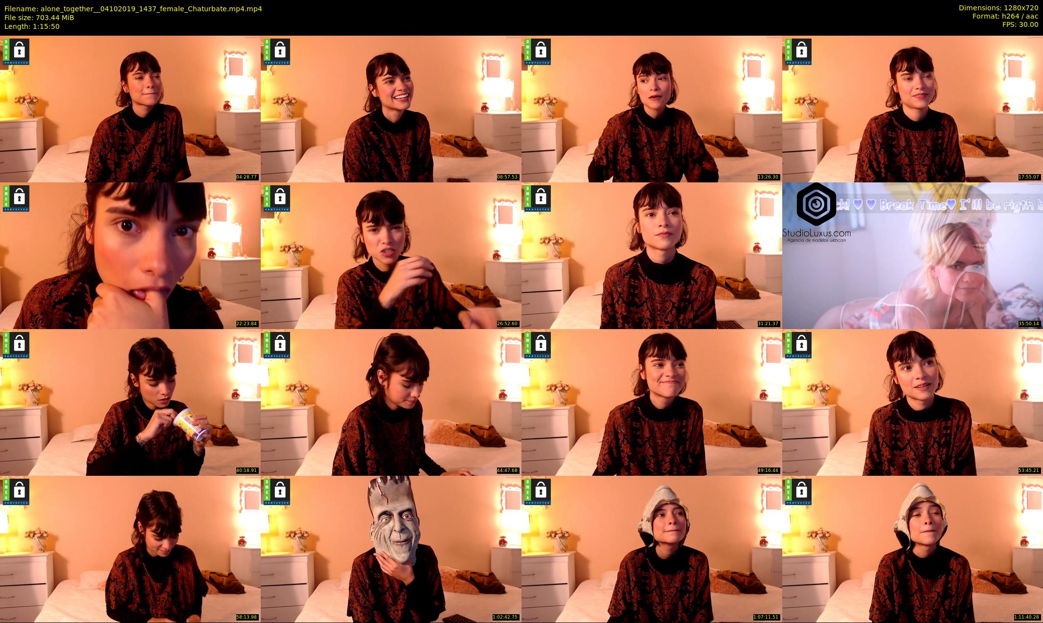 alone_together_ — 76 minute Chaturbate female cam show recording, 720p, Oct 4, 2019