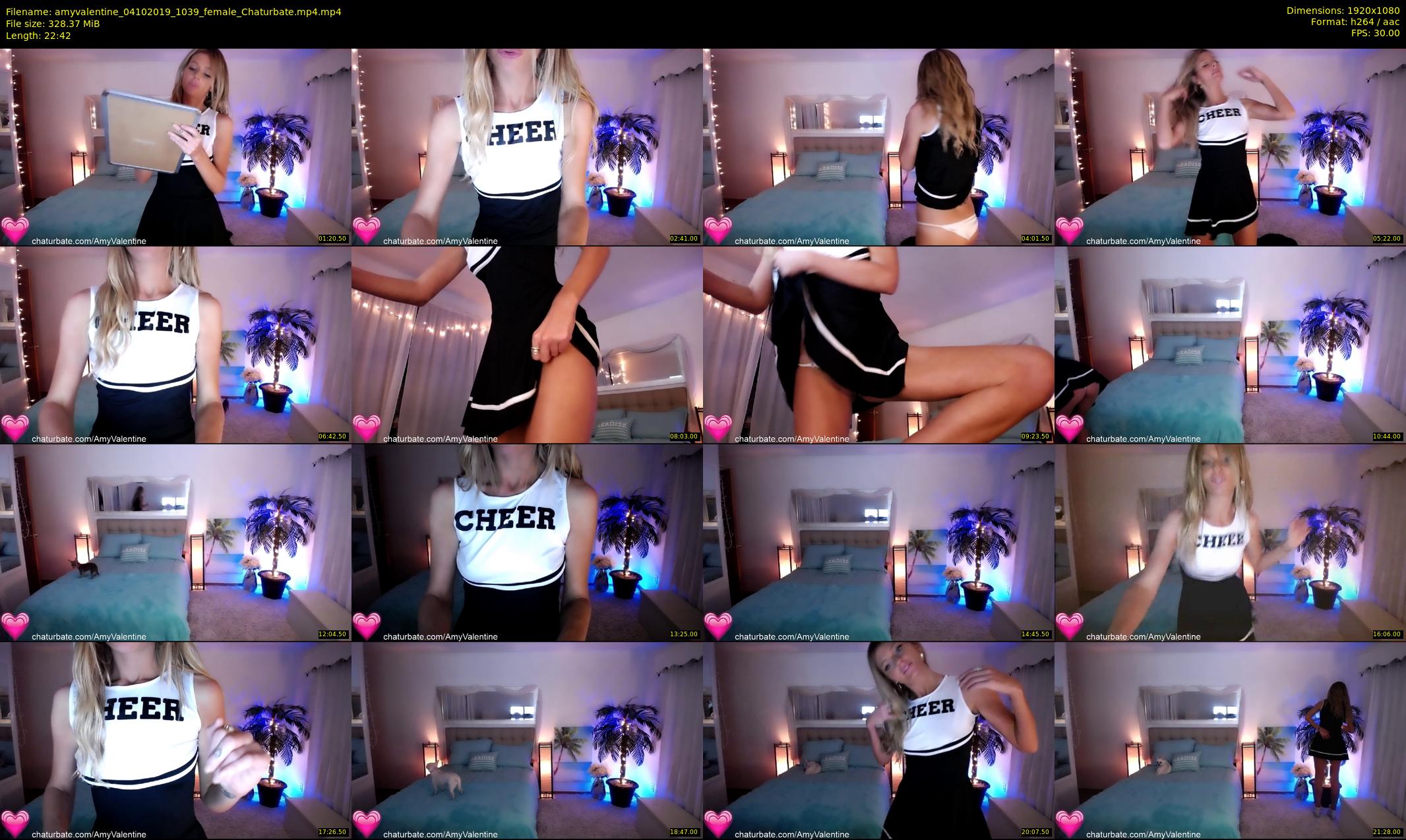 amyvalentine — 23 minute Chaturbate female cam show recording, 1080p, Oct 4, 2019