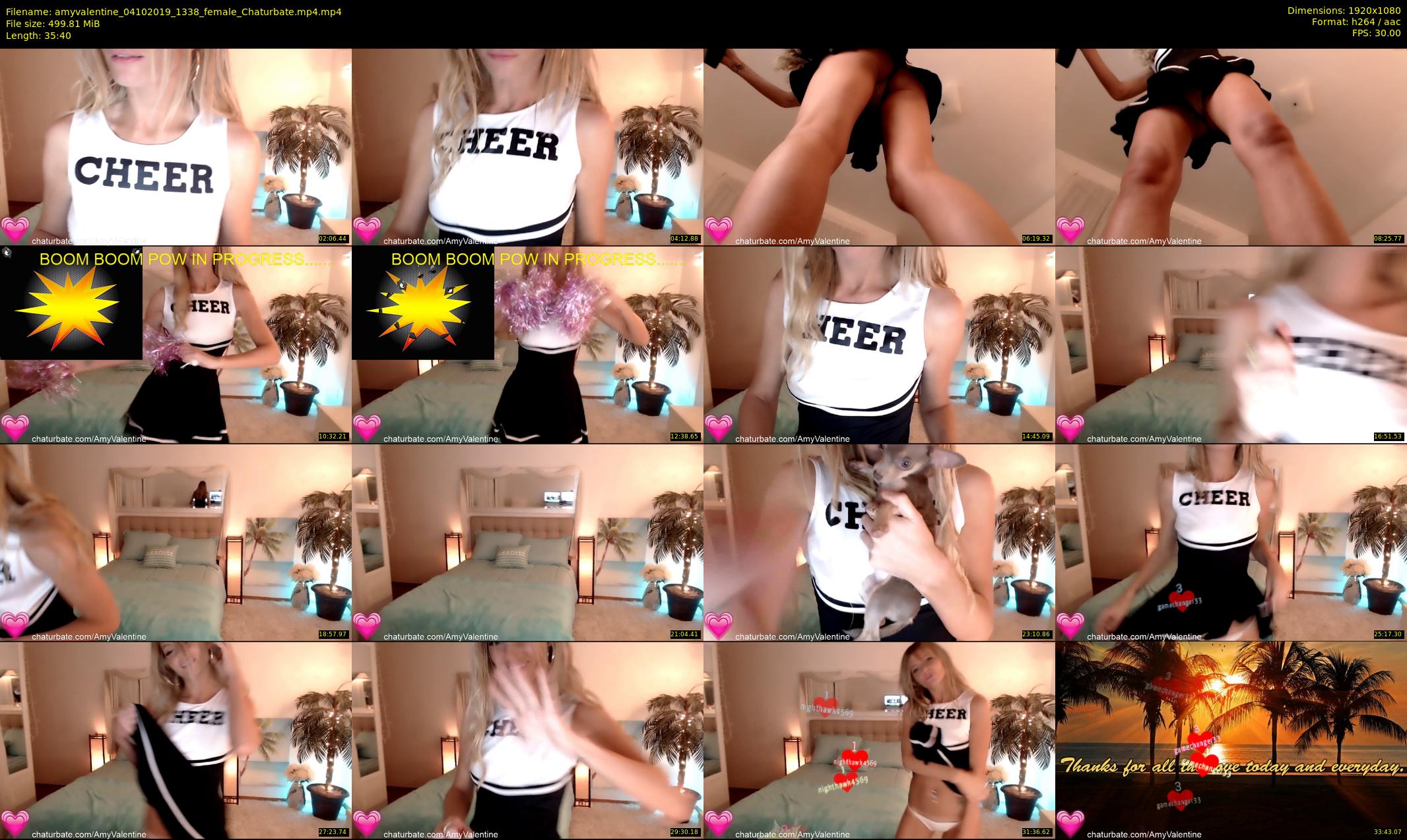amyvalentine — 36 minute Chaturbate female cam show recording, 1080p, Oct 4, 2019