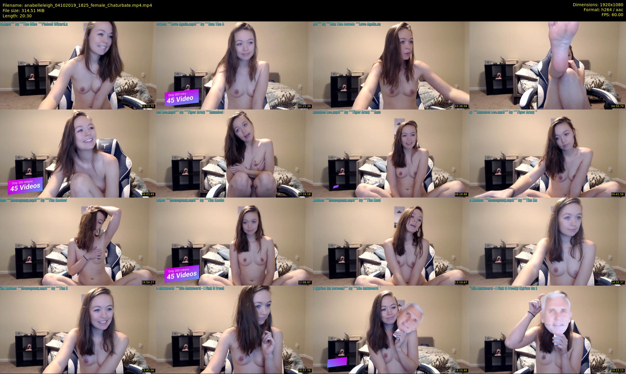 anabelleleigh — 21 minute Chaturbate female cam show recording, 1080p, Oct 4, 2019