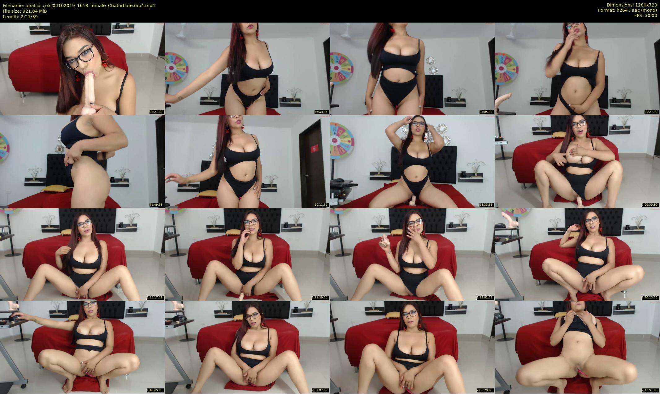 analiia_cox — 142 minute Chaturbate female cam show recording, 720p, Oct 4, 2019
