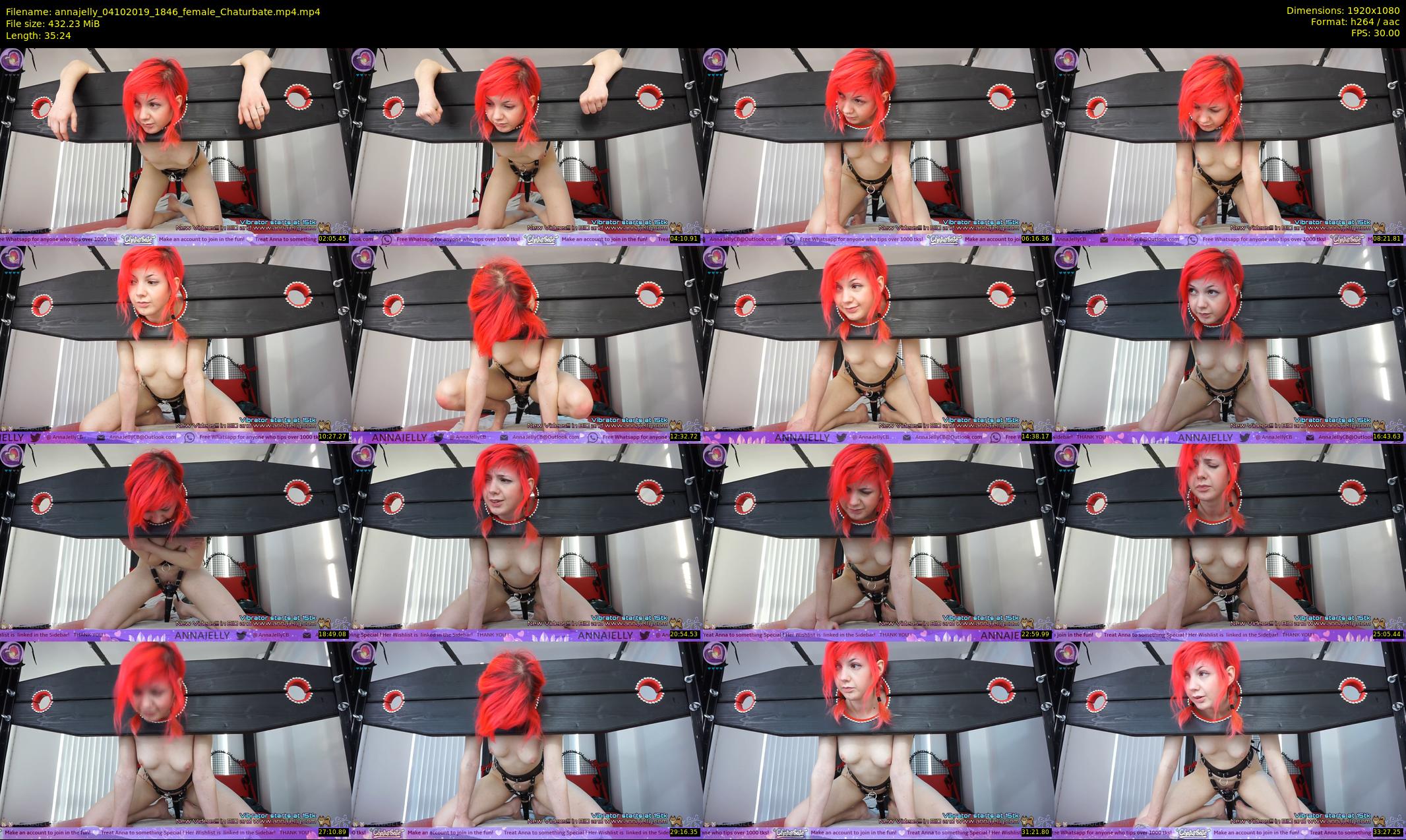 annajelly — 36 minute Chaturbate couple cam show recording, 1080p, Oct 4, 2019