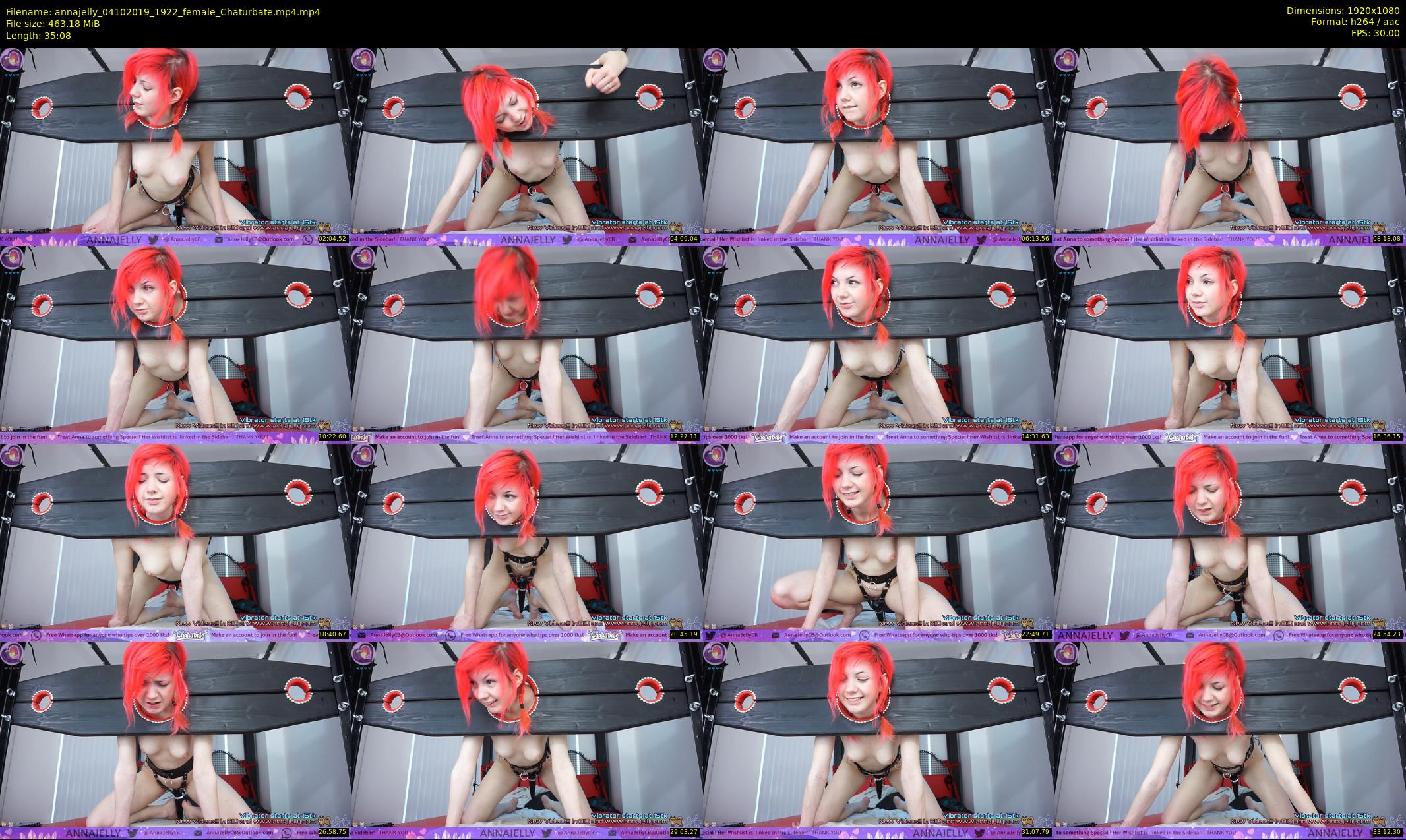 annajelly — 36 minute Chaturbate couple cam show recording, 1080p, Oct 4, 2019