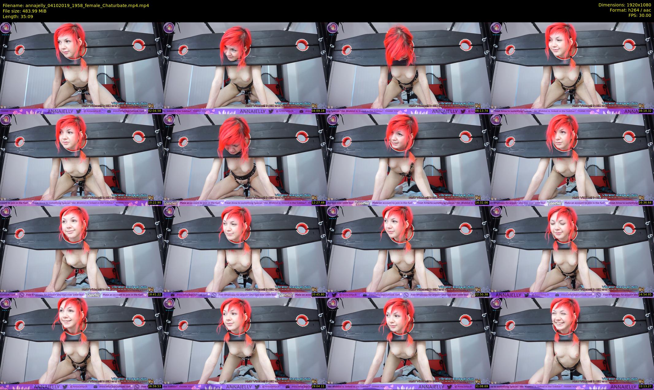 annajelly — 36 minute Chaturbate couple cam show recording, 1080p, Oct 4, 2019