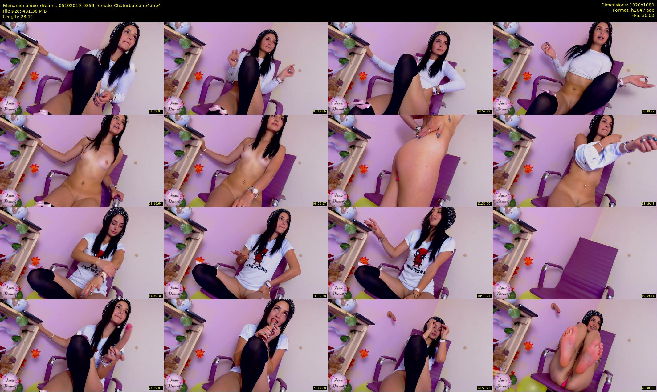 annie_dreams — 29 minute Chaturbate female cam show recording, 1080p, Oct 5, 2019