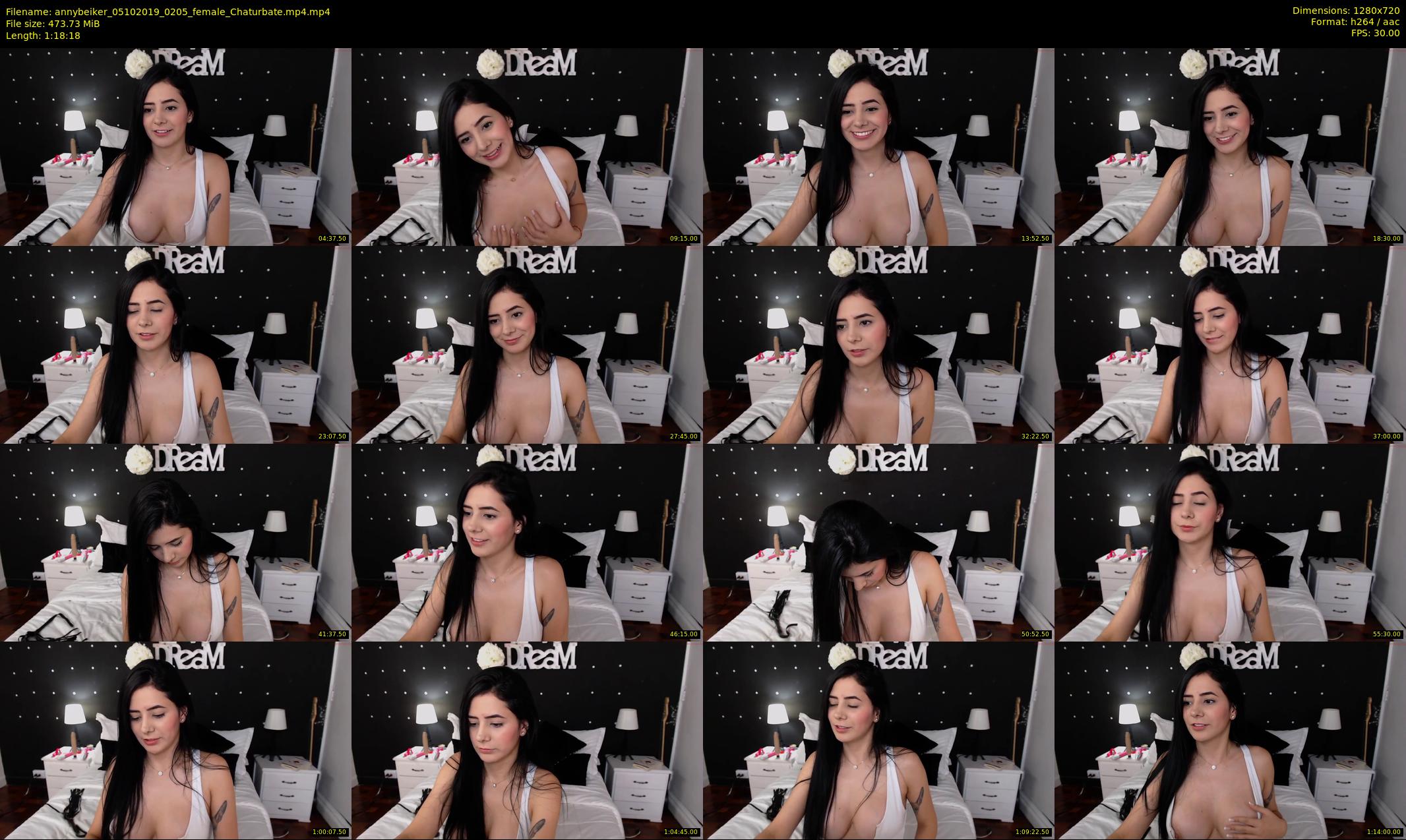 annybeiker — 79 minute Chaturbate female cam show recording, 720p, Oct 5, 2019
