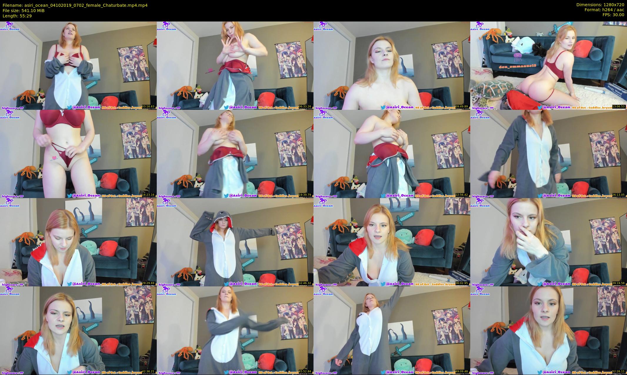 asiri_ocean — 56 minute Chaturbate female cam show recording, 720p, Oct 4, 2019