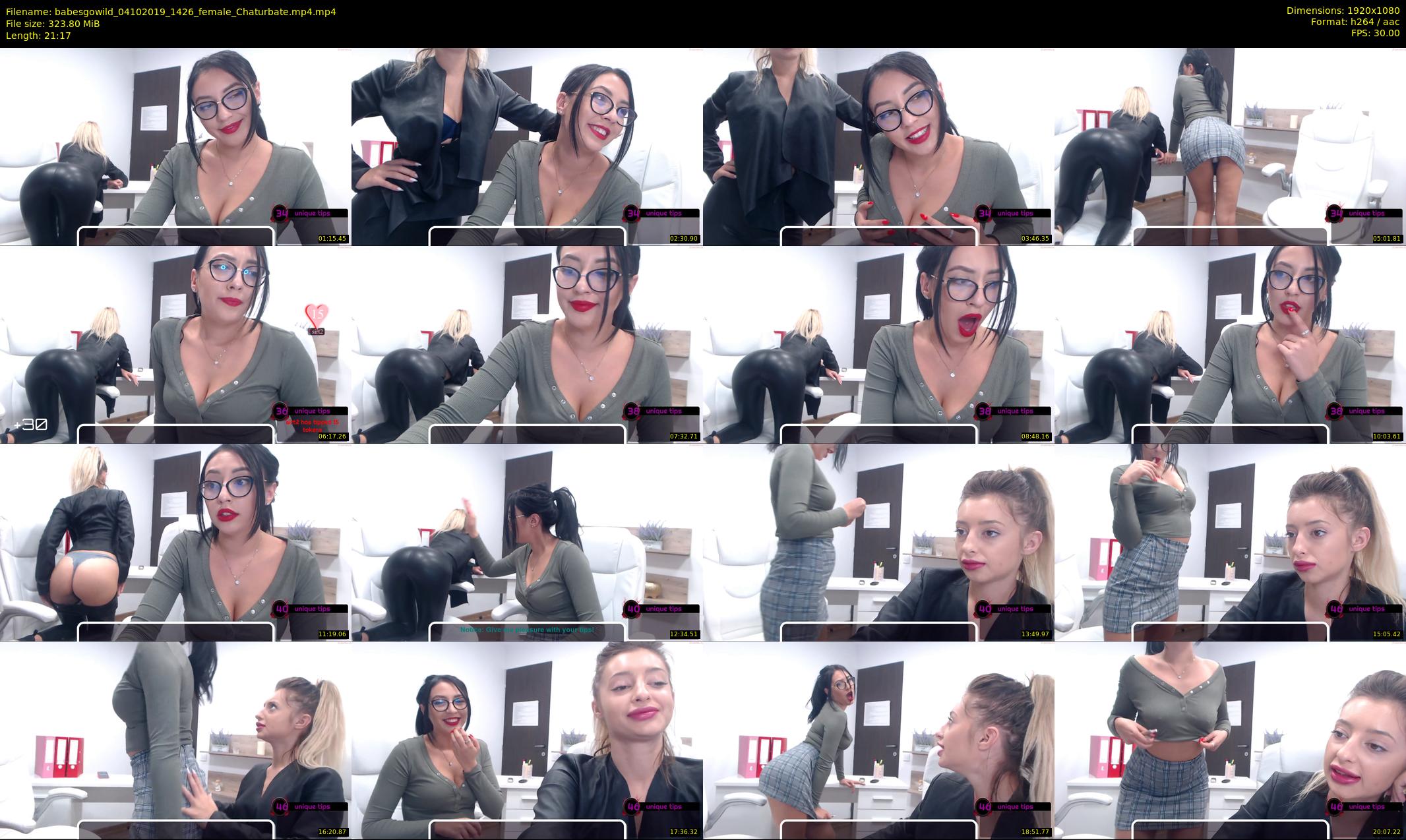 babesgowild — 22 minute Chaturbate couple cam show recording, 1080p, Oct 4, 2019