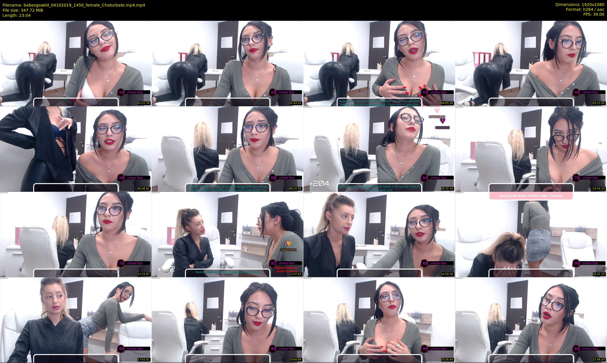 babesgowild — 24 minute Chaturbate couple cam show recording, 1080p, Oct 4, 2019