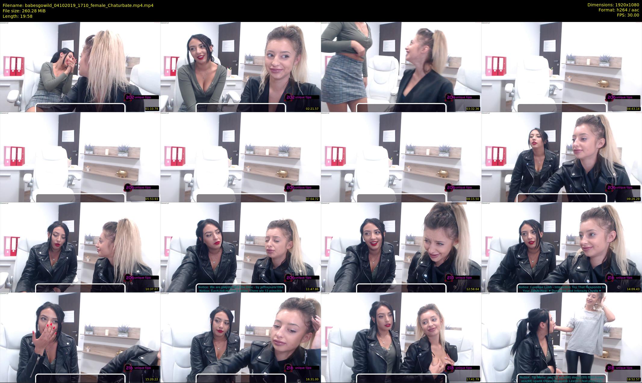 babesgowild — 20 minute Chaturbate couple cam show recording, 1080p, Oct 4, 2019