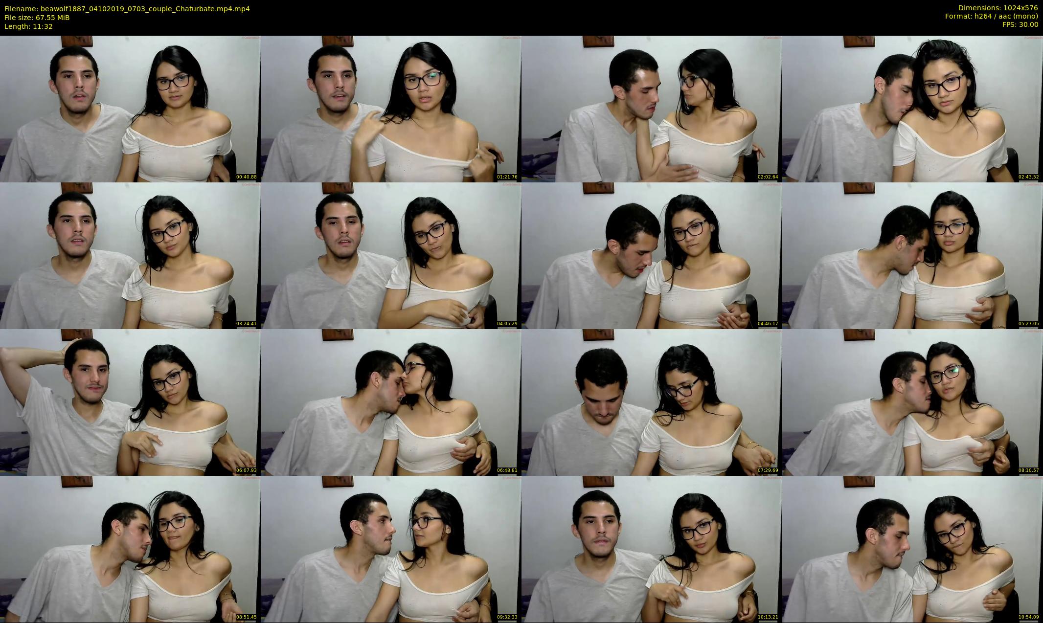 beawolf1887 — 12 minute Chaturbate couple cam show recording, 480p, Oct 4, 2019
