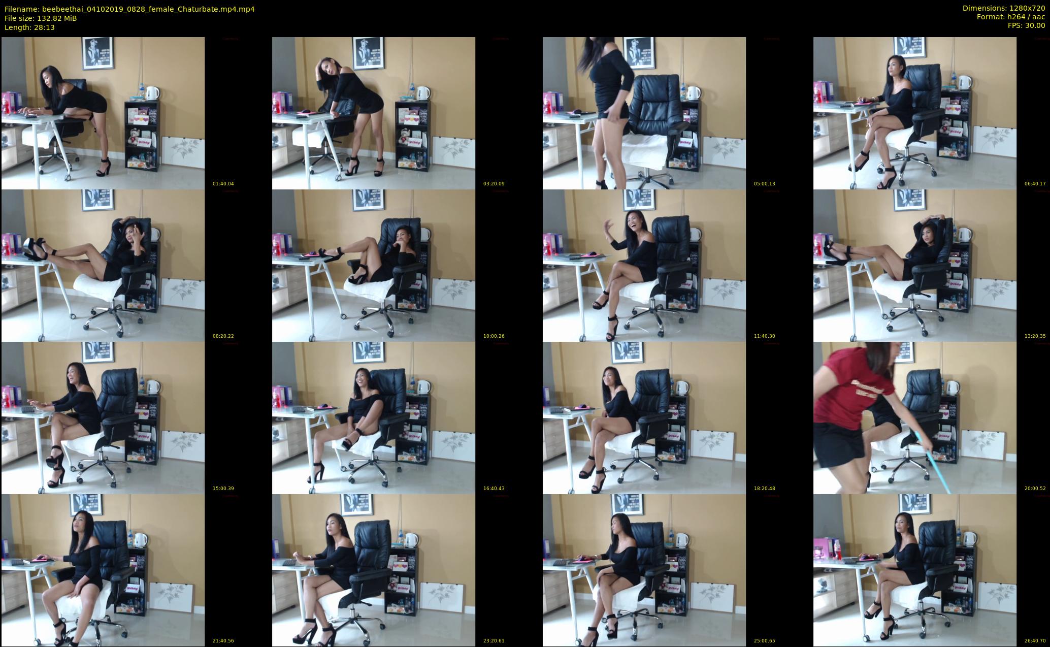 beebeethai — 29 minute Chaturbate female cam show recording, 720p, Oct 4, 2019