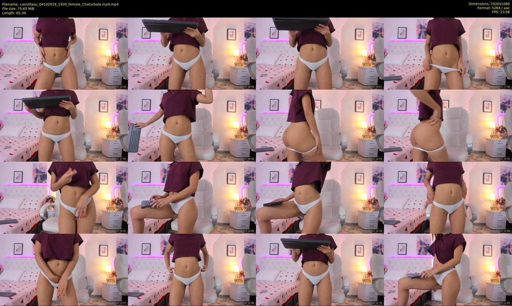 camilitasu — 6 minute Chaturbate female cam show recording, 1080p, Oct 4, 2019