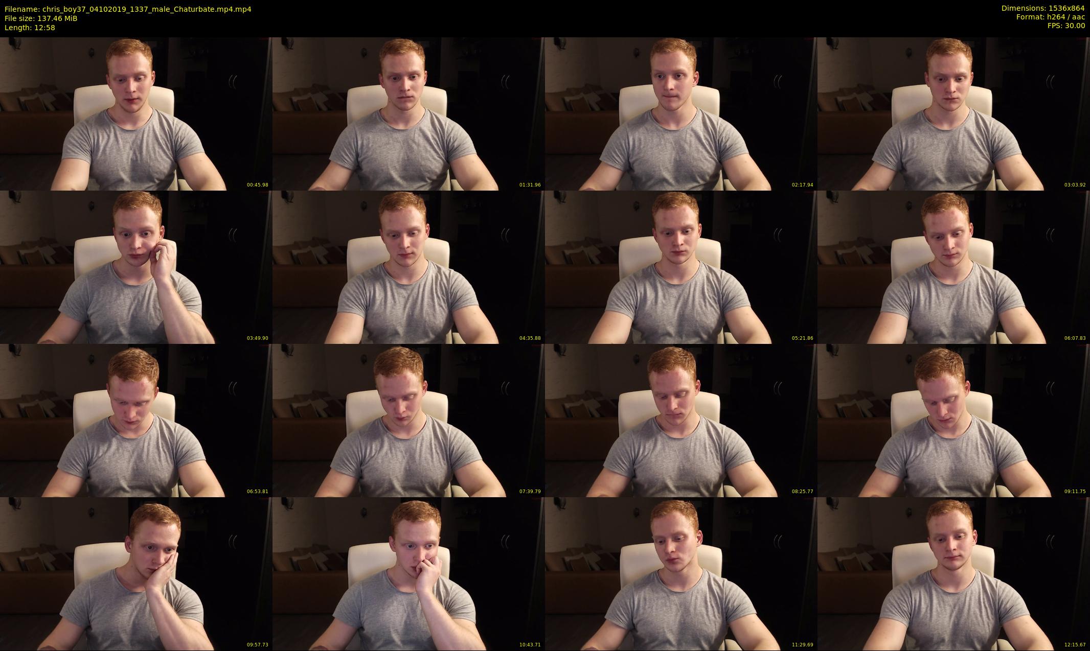 chris_boy37 — 13 minute Chaturbate male cam show recording, 720p, Oct 4, 2019