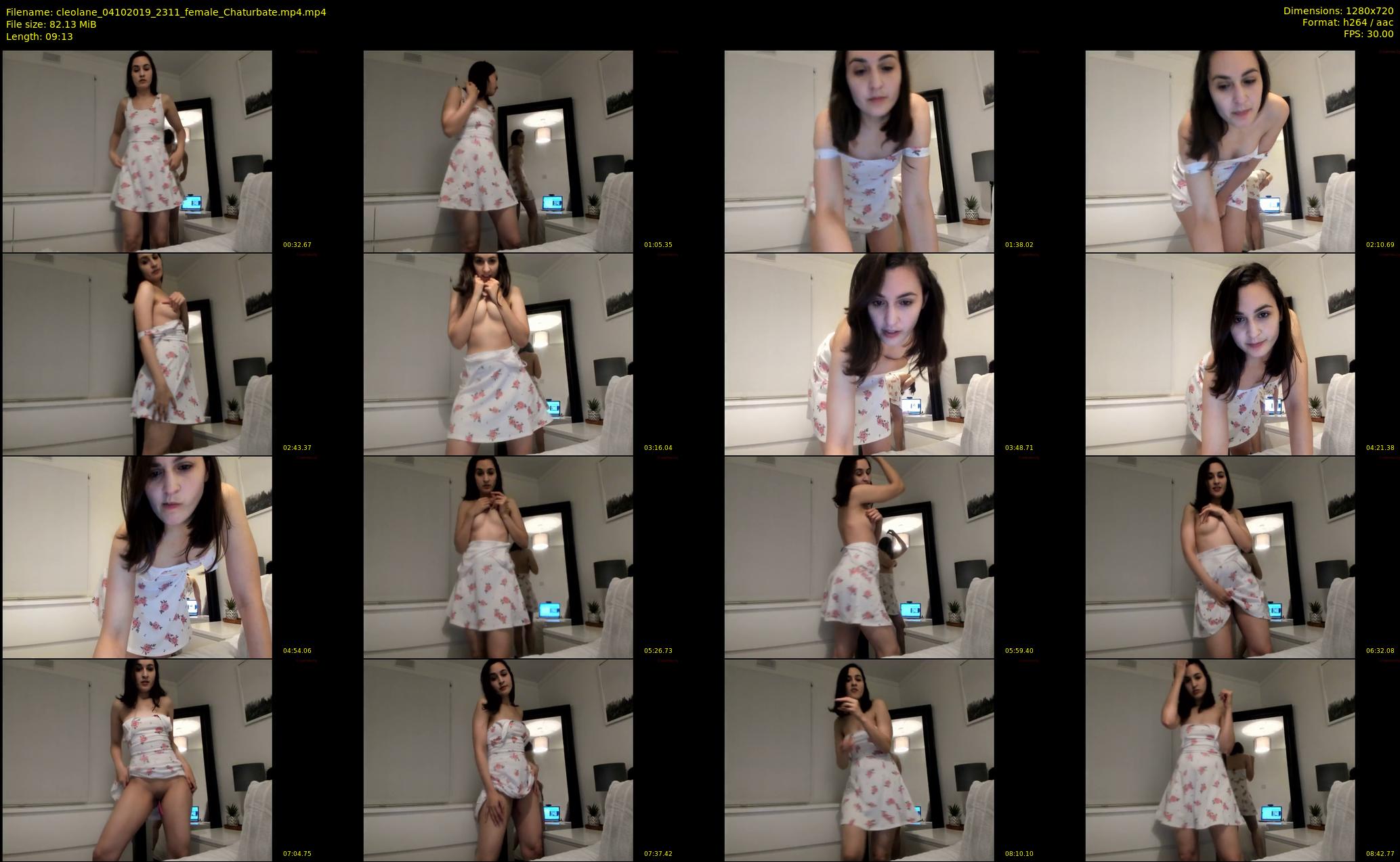 cleolane — 10 minute Chaturbate female cam show recording, 720p, Oct 4, 2019