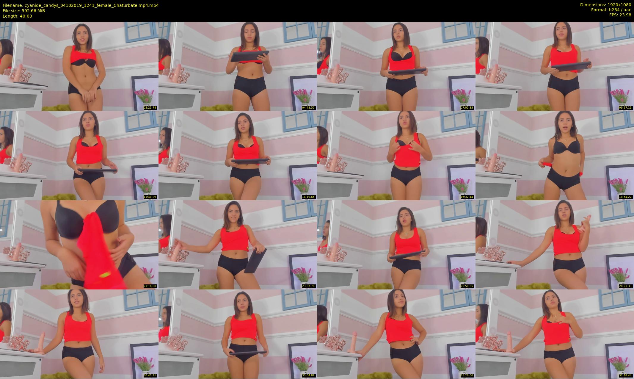 cyanide_candys — 40 minute Chaturbate female cam show recording, 1080p, Oct 4, 2019