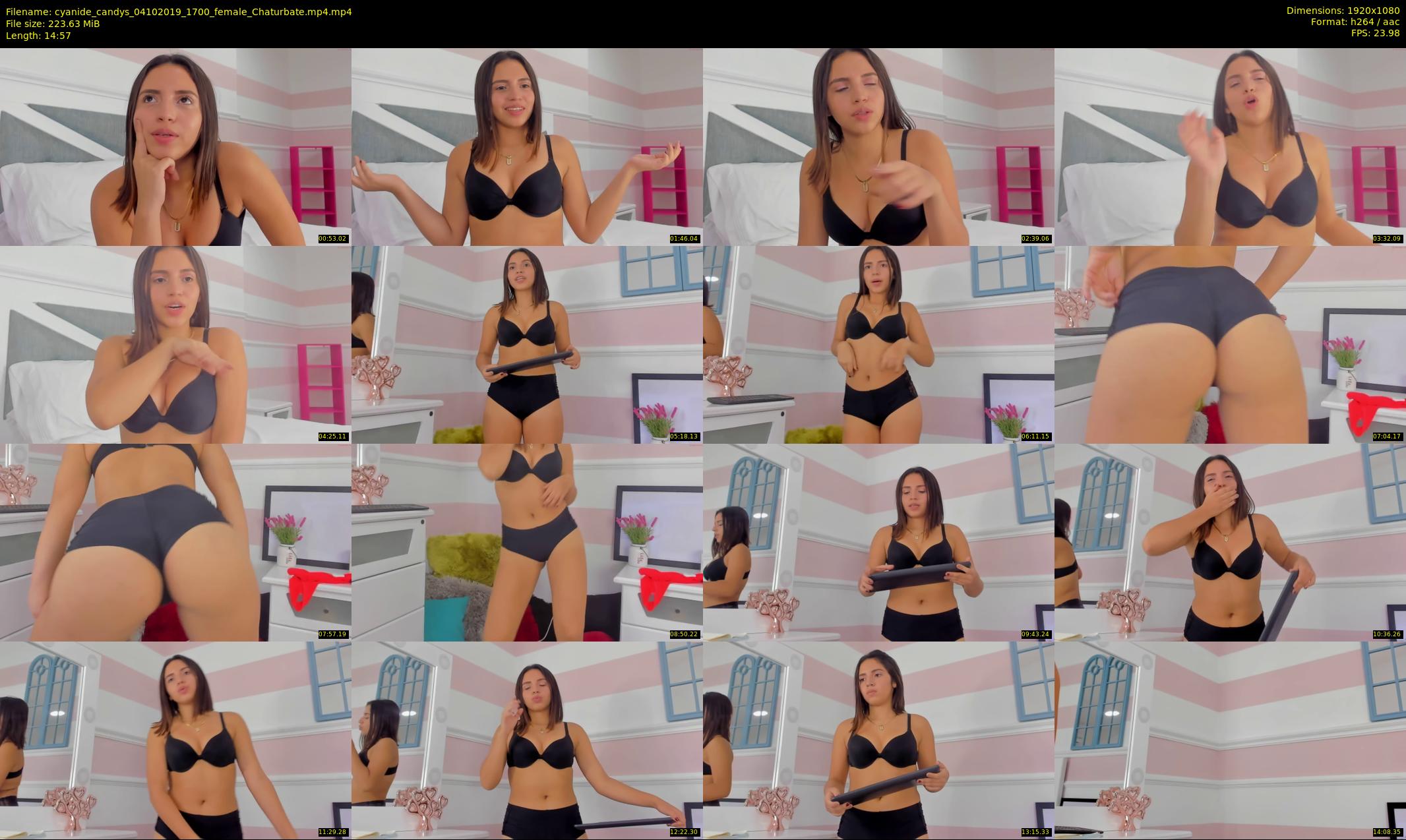 cyanide_candys — 15 minute Chaturbate female cam show recording, 1080p, Oct 4, 2019