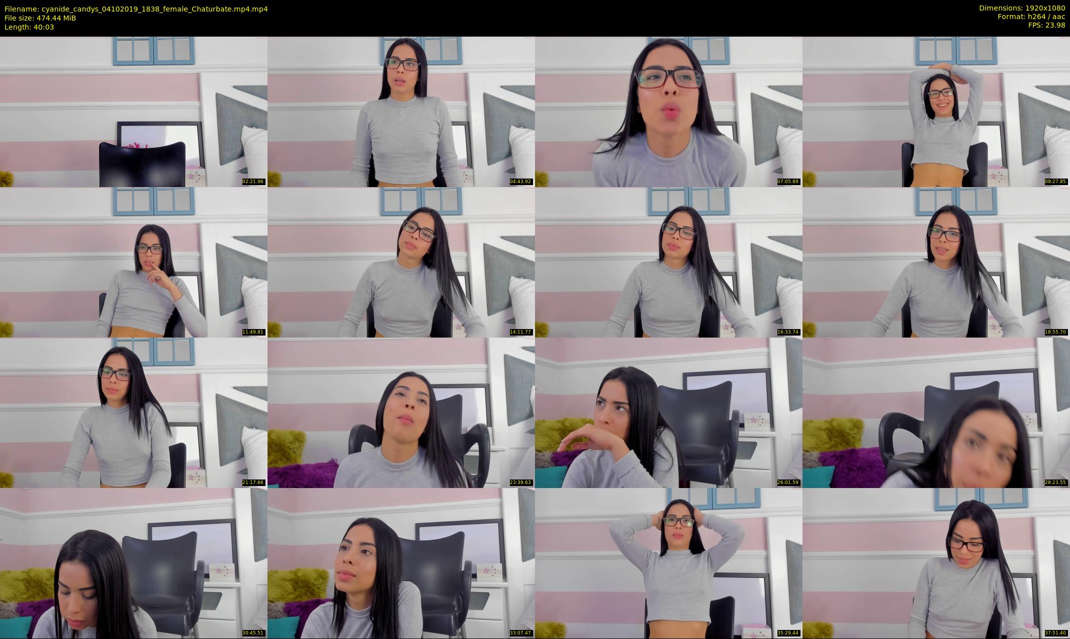 cyanide_candys — 41 minute Chaturbate female cam show recording, 1080p, Oct 4, 2019