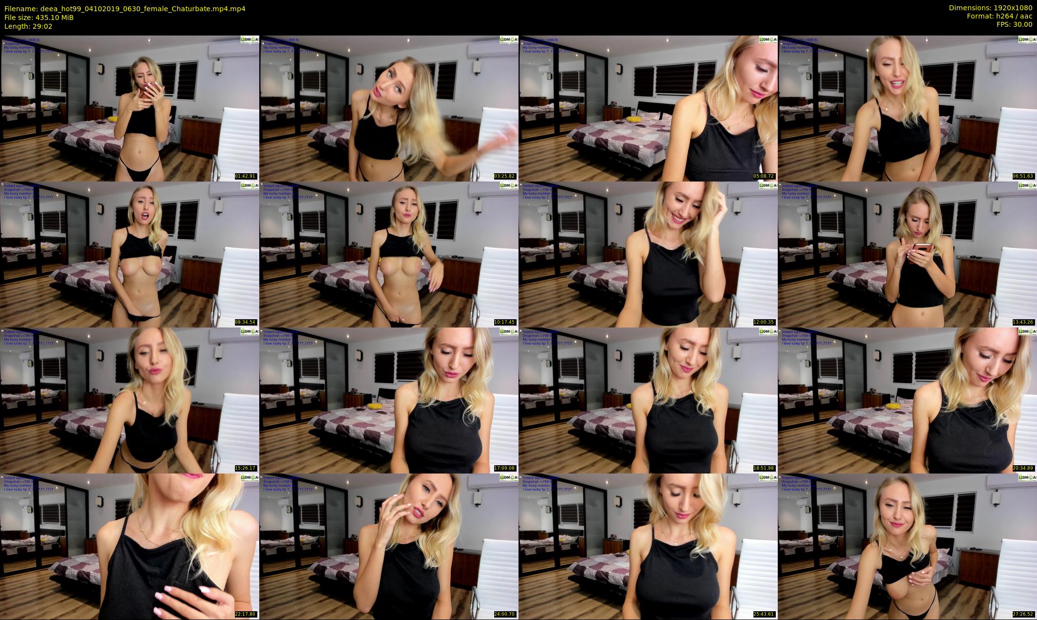 deea_hot99 — 30 minute Chaturbate female cam show recording, 1080p, Oct 4, 2019