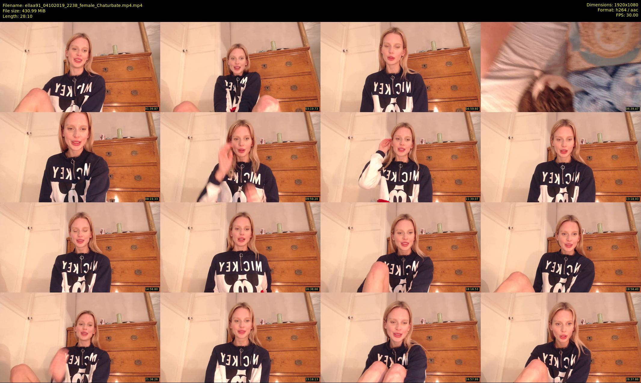 ellaa91 — 29 minute Chaturbate female cam show recording, 1080p, Oct 4, 2019