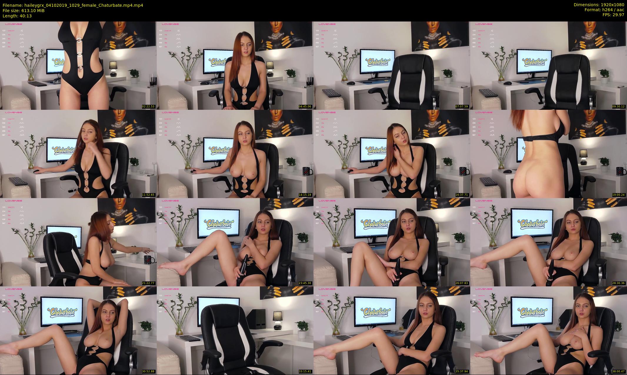 haileygrx — 41 minute Chaturbate female cam show recording, 1080p, Oct 4, 2019