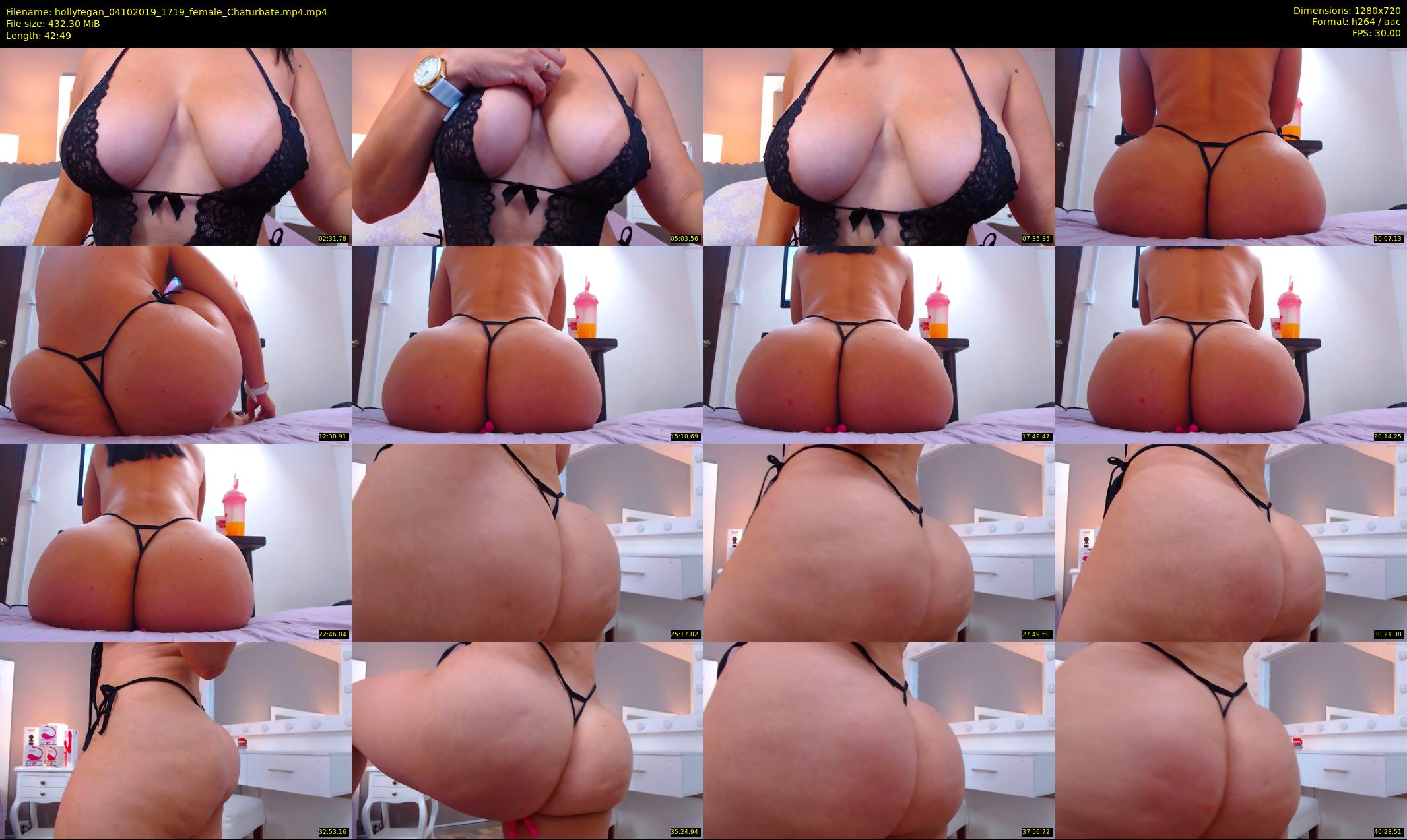 hollytegan — 43 minute Chaturbate female cam show recording, 720p, Oct 4, 2019