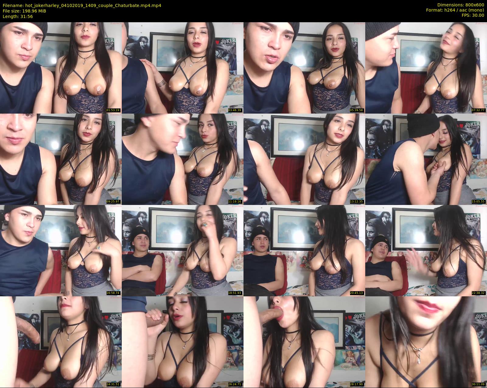 hot_jokerharley — 32 minute Chaturbate couple cam show recording, 480p, Oct 4, 2019