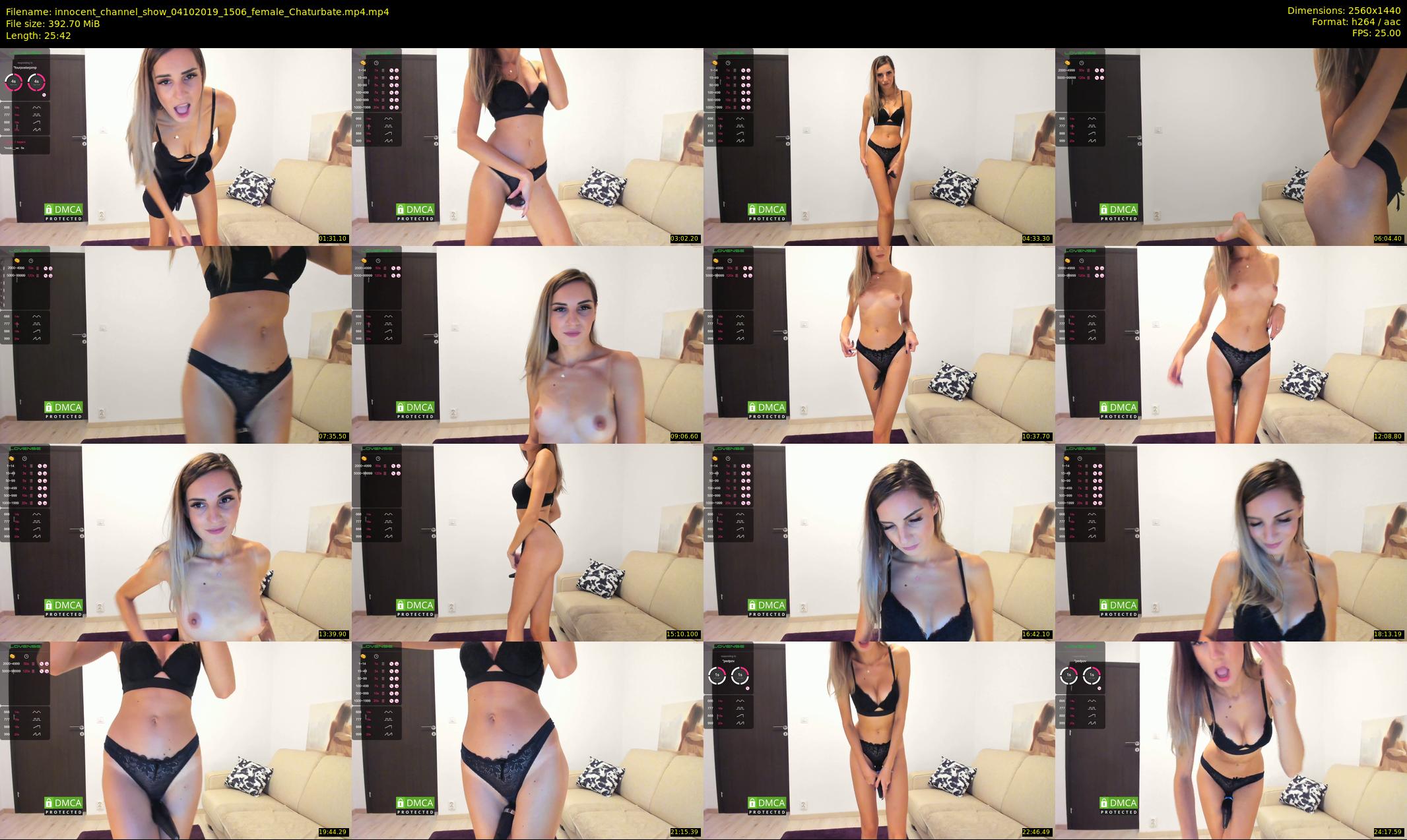 innocent_channel_show — 26 minute Chaturbate female cam show recording, 1080p, Oct 4, 2019