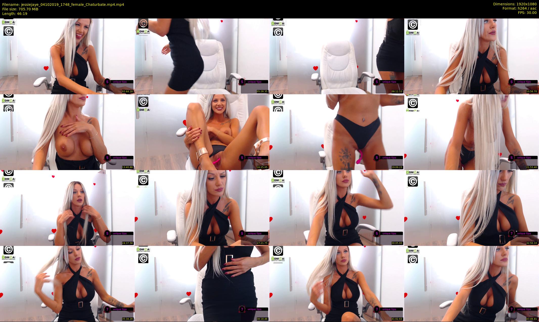 jessiejaye — 47 minute Chaturbate female cam show recording, 1080p, Oct 4, 2019
