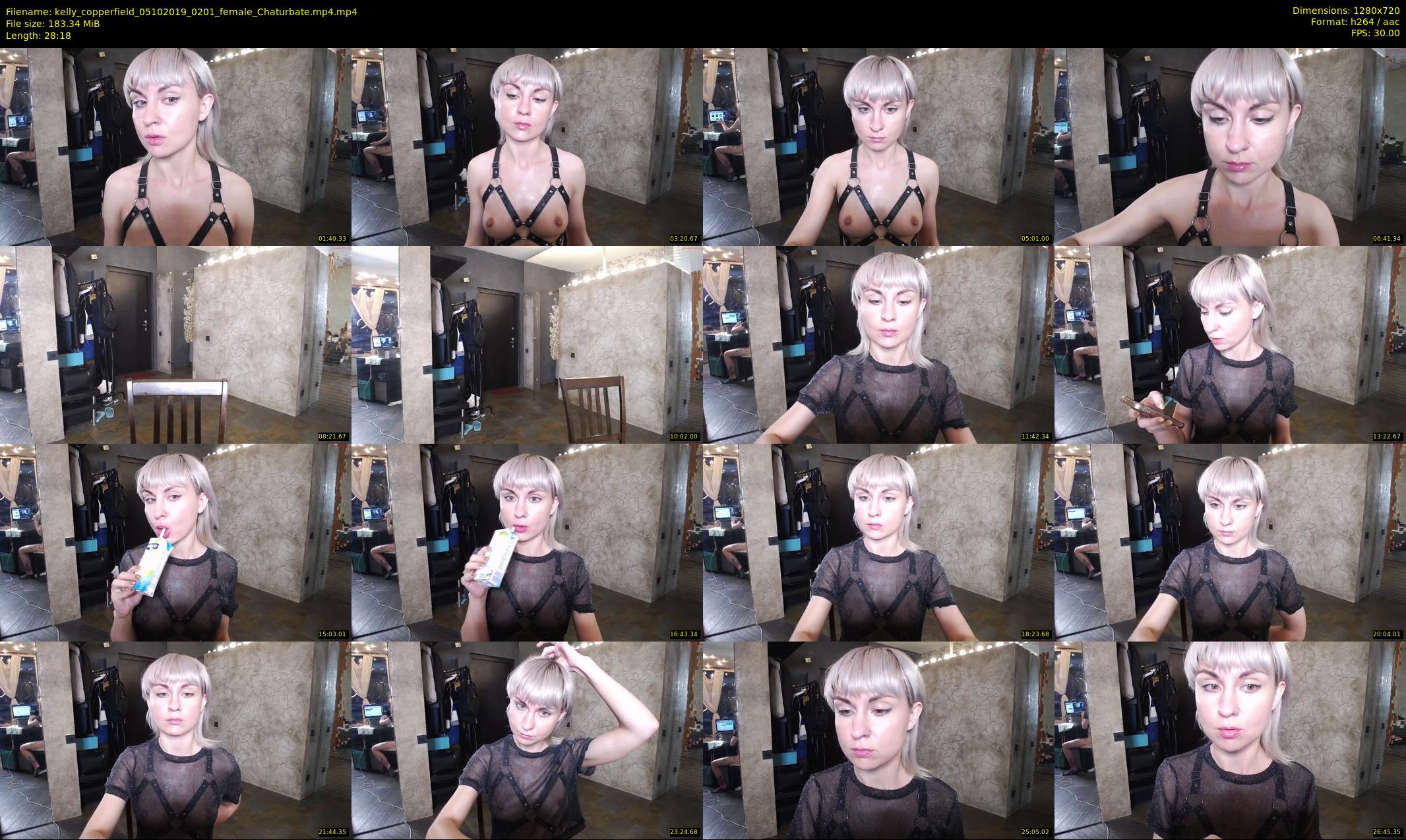 kelly_copperfield — 29 minute Chaturbate female cam show recording, 720p, Oct 5, 2019