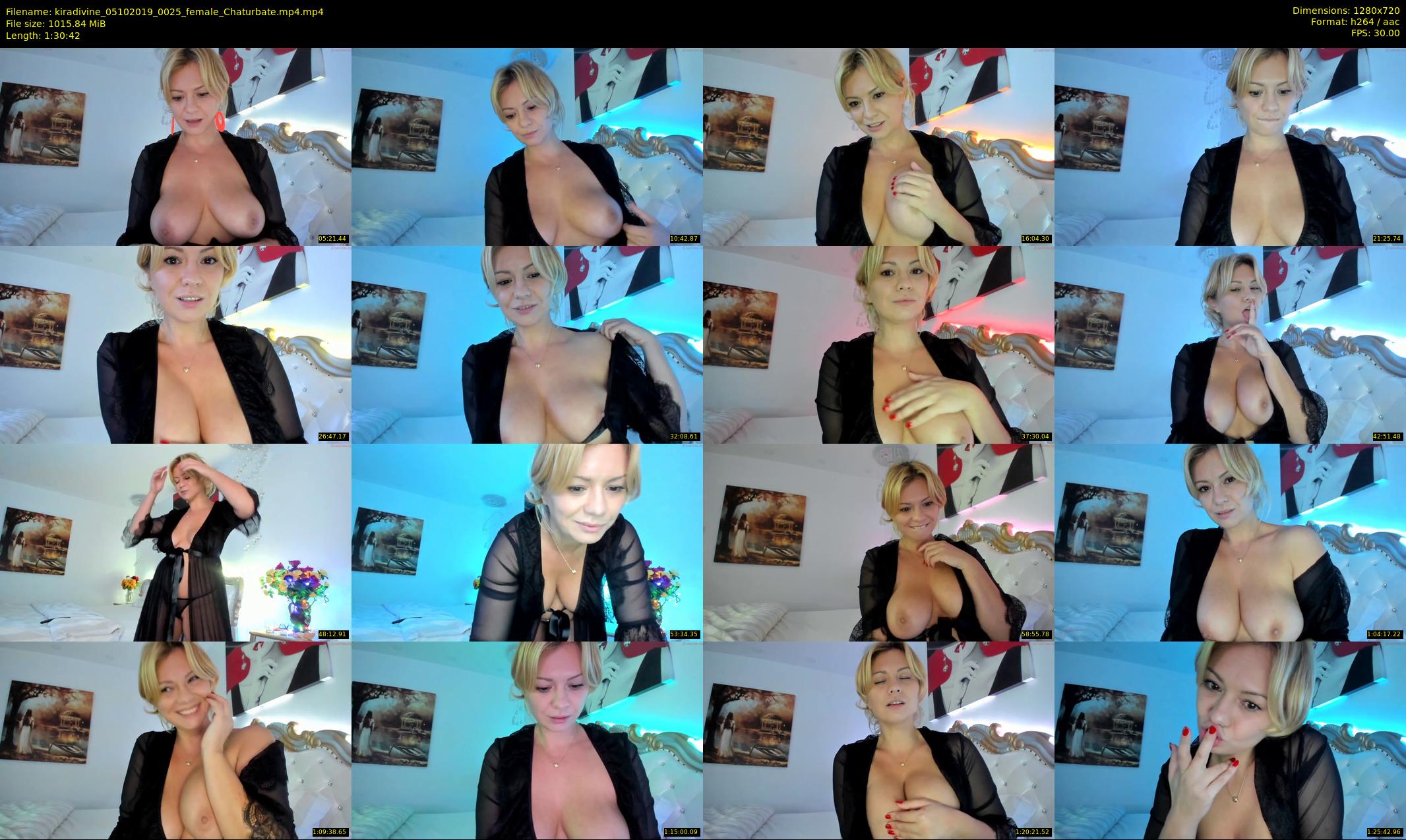 kiradivine — 91 minute Chaturbate female cam show recording, 720p, Oct 5, 2019
