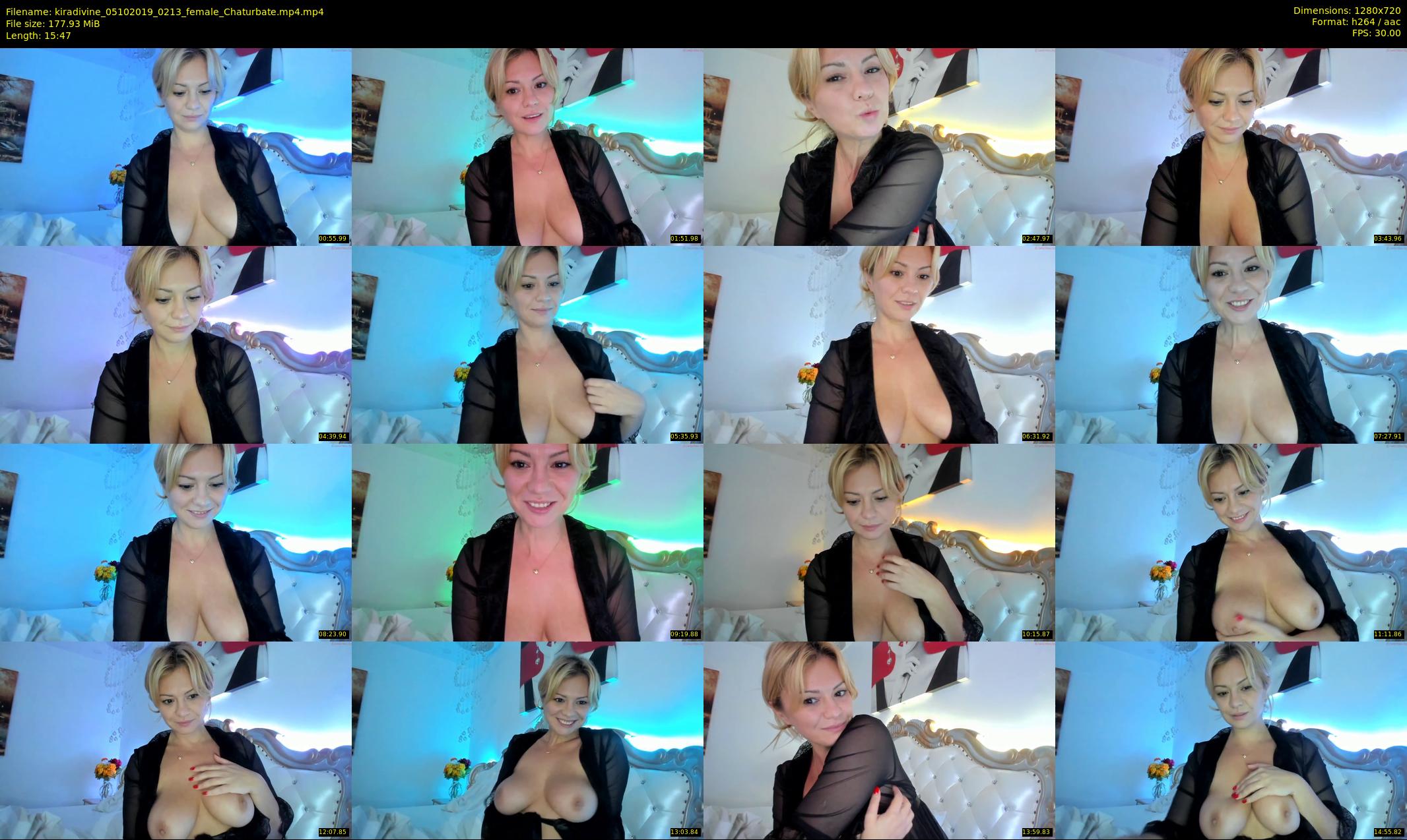 kiradivine — 16 minute Chaturbate female cam show recording, 720p, Oct 5, 2019