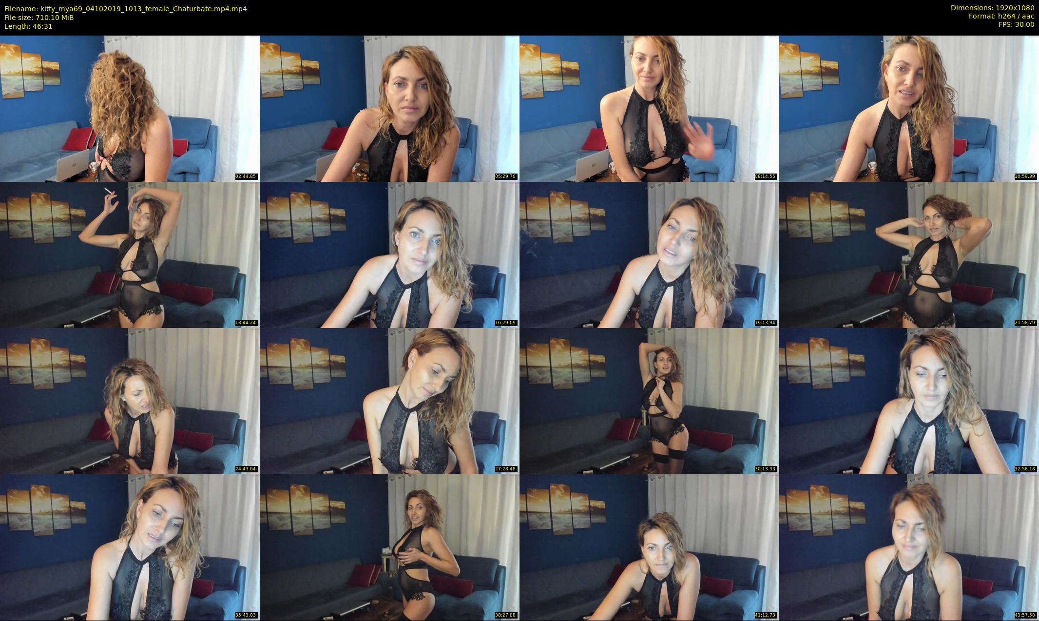 kitty_mya69 — 47 minute Chaturbate female cam show recording, 1080p, Oct 4, 2019