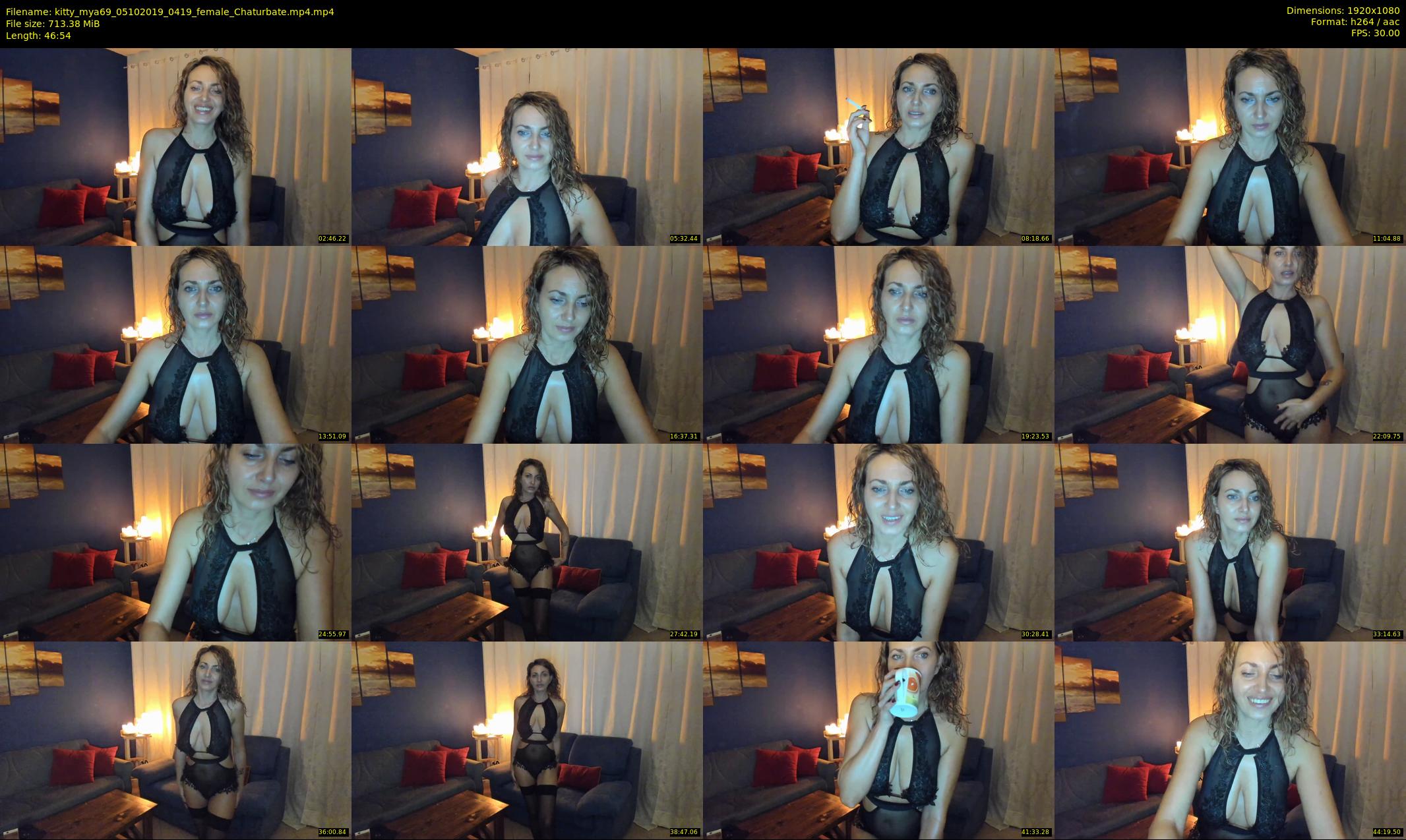 kitty_mya69 — 47 minute Chaturbate female cam show recording, 1080p, Oct 5, 2019