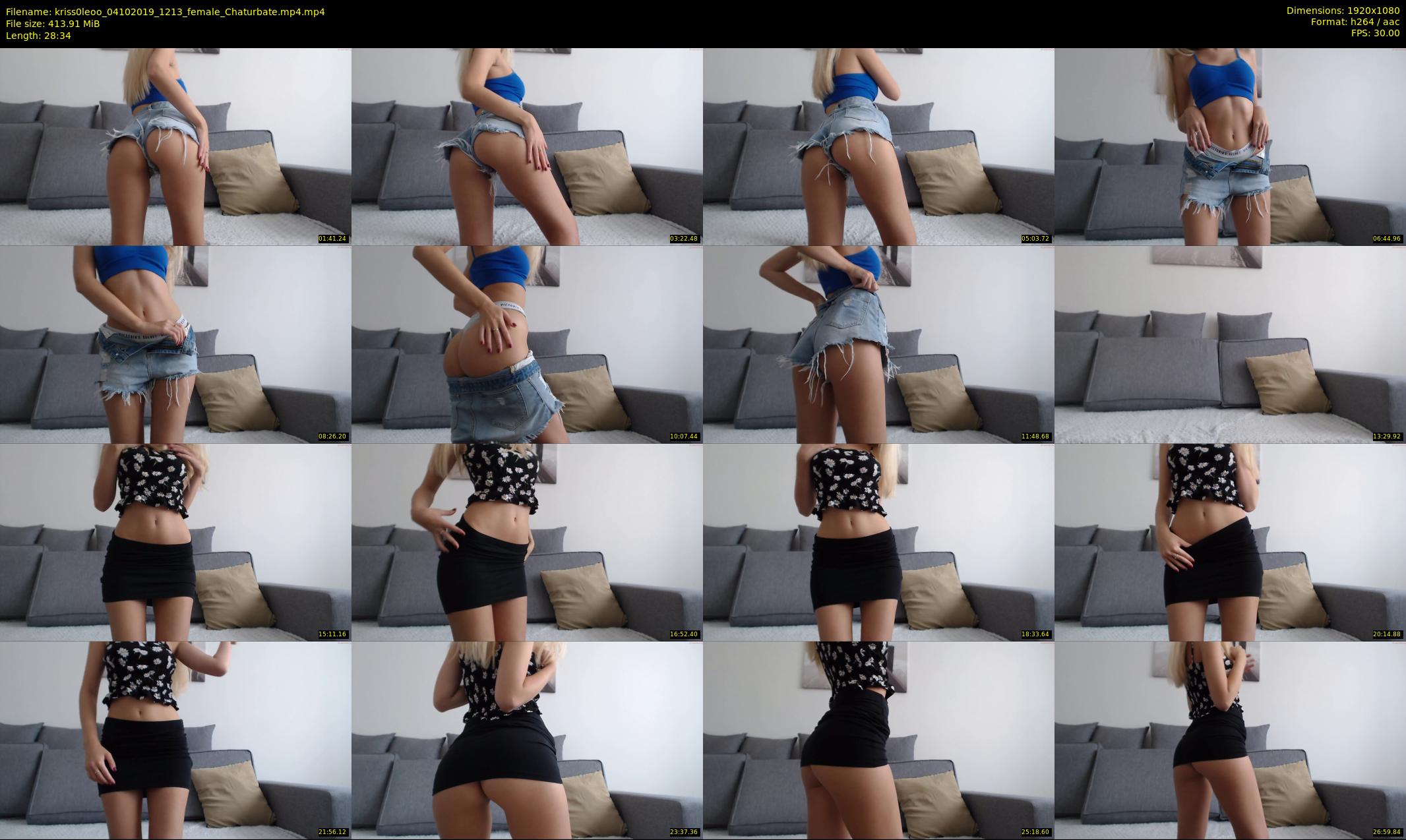 kriss0leoo — 29 minute Chaturbate couple cam show recording, 1080p, Oct 4, 2019