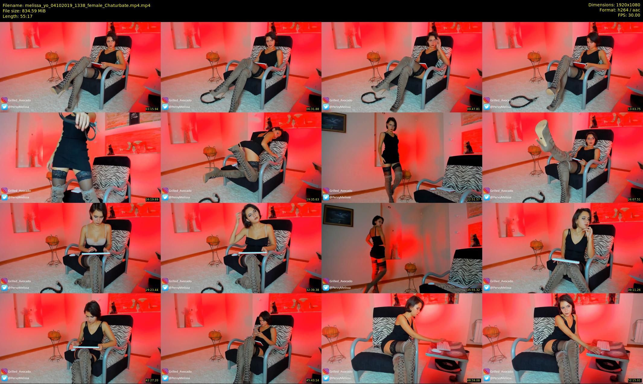 melissa_yo — 56 minute Chaturbate female cam show recording, 1080p, Oct 4, 2019