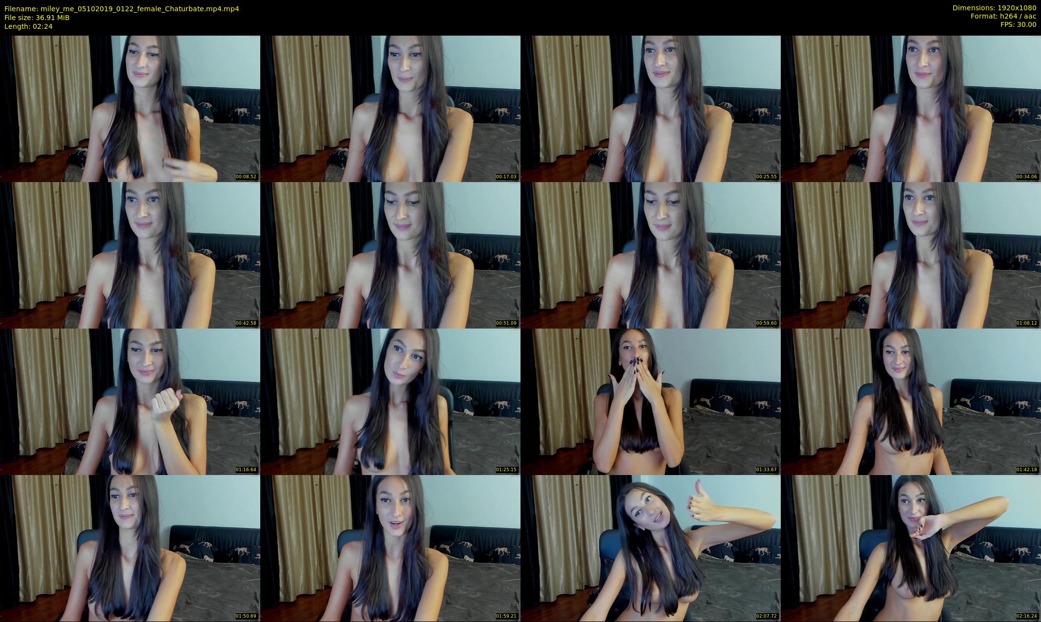 miley_me — 3 minute Chaturbate female cam show recording, 1080p, Oct 5, 2019
