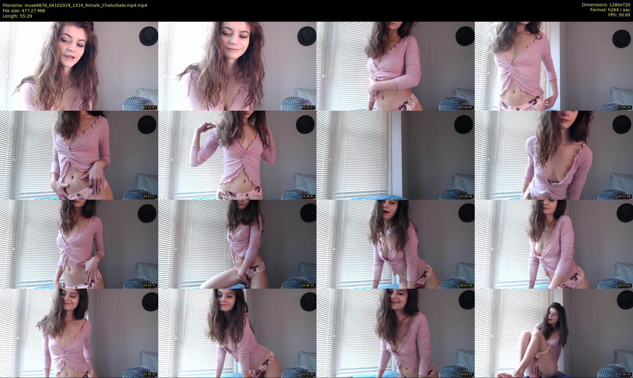 muse6678 — 56 minute Chaturbate female cam show recording, 720p, Oct 4, 2019