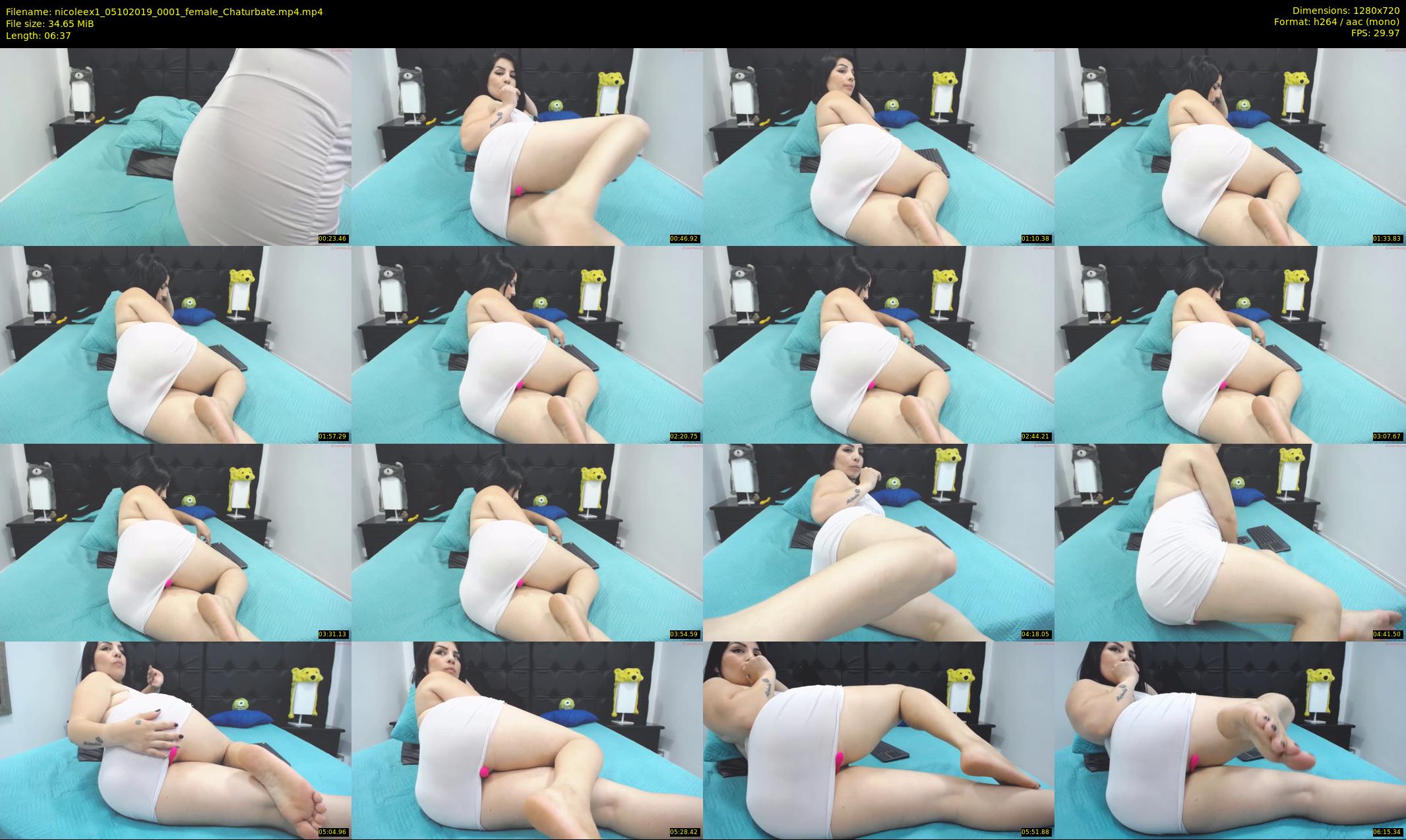 nicoleex1 — 7 minute Chaturbate female cam show recording, 720p, Oct 5, 2019