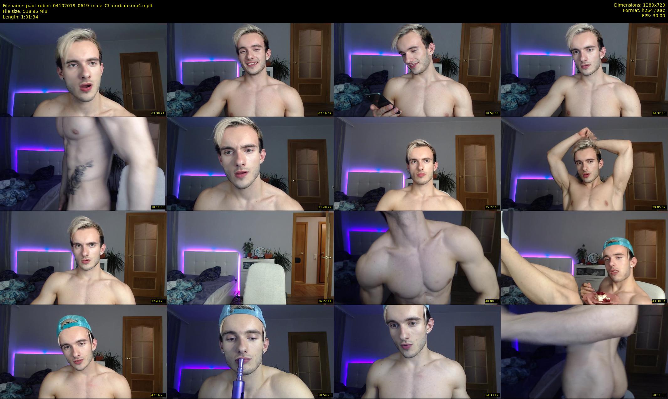 paul_rubini — 62 minute Chaturbate male cam show recording, 720p, Oct 4, 2019