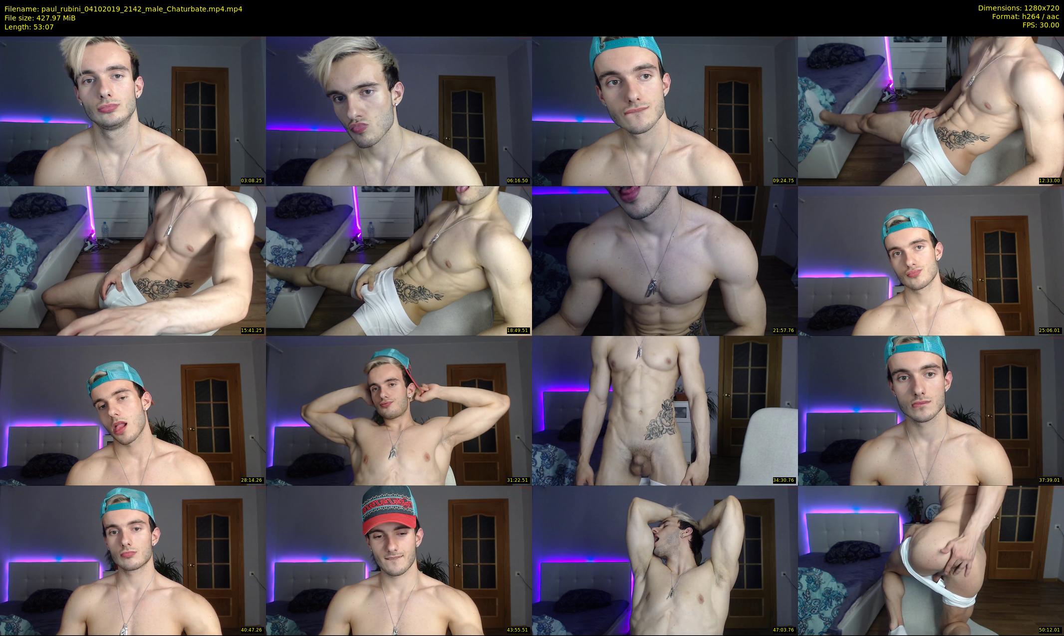 paul_rubini — 54 minute Chaturbate male cam show recording, 720p, Oct 4, 2019
