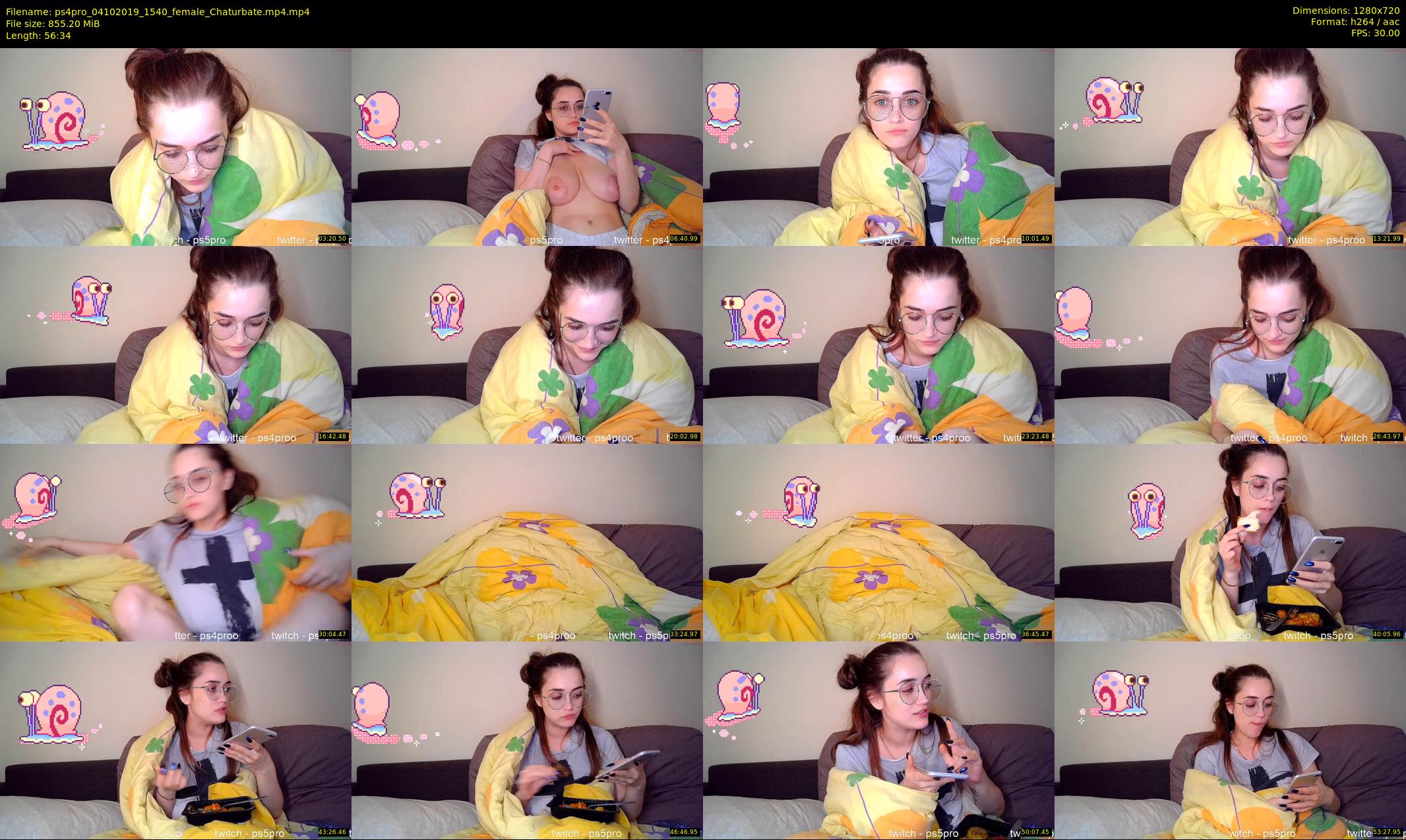 ps4pro — 57 minute Chaturbate female cam show recording, 720p, Oct 4, 2019