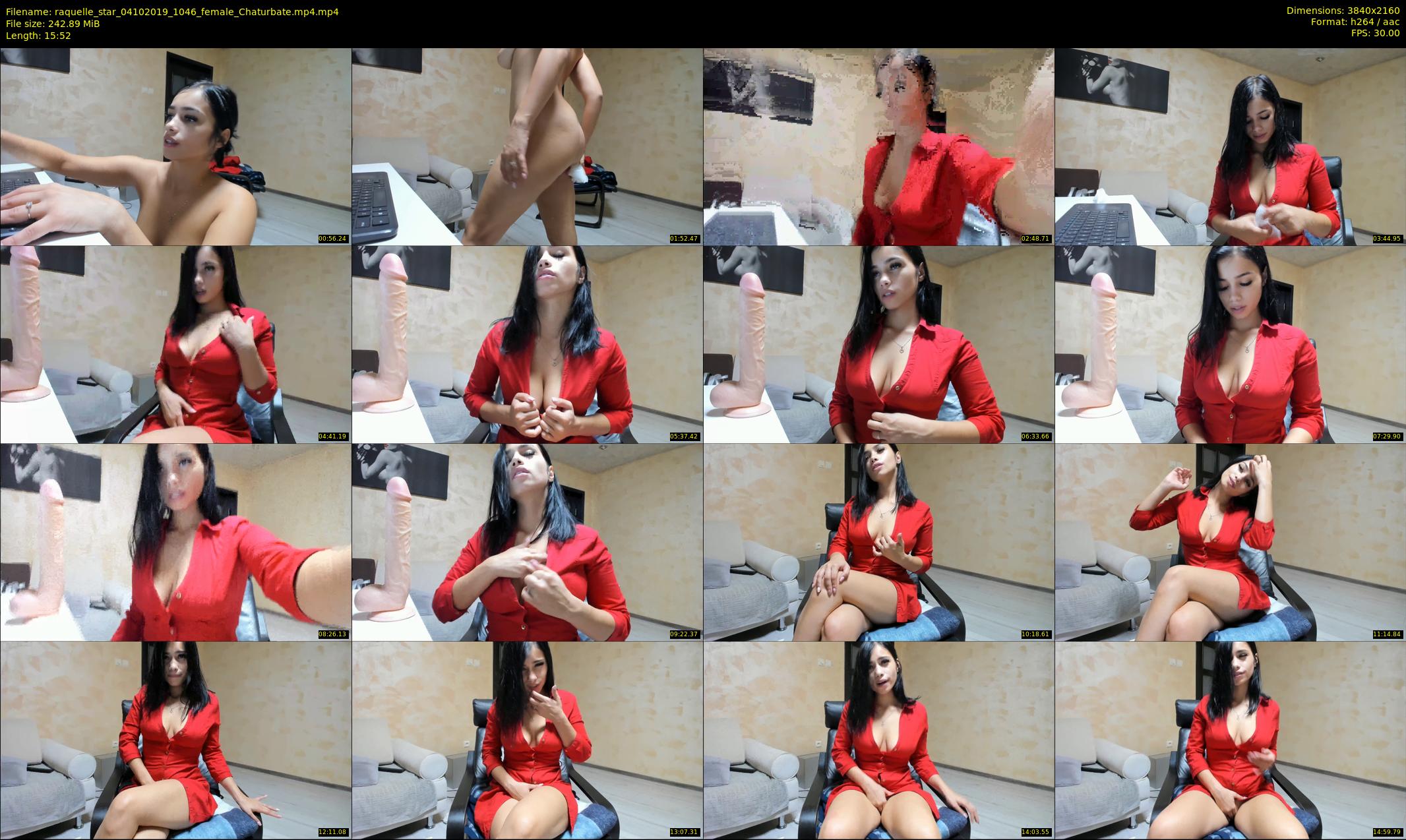raquelle_star — 16 minute Chaturbate couple cam show recording, 4K, Oct 4, 2019