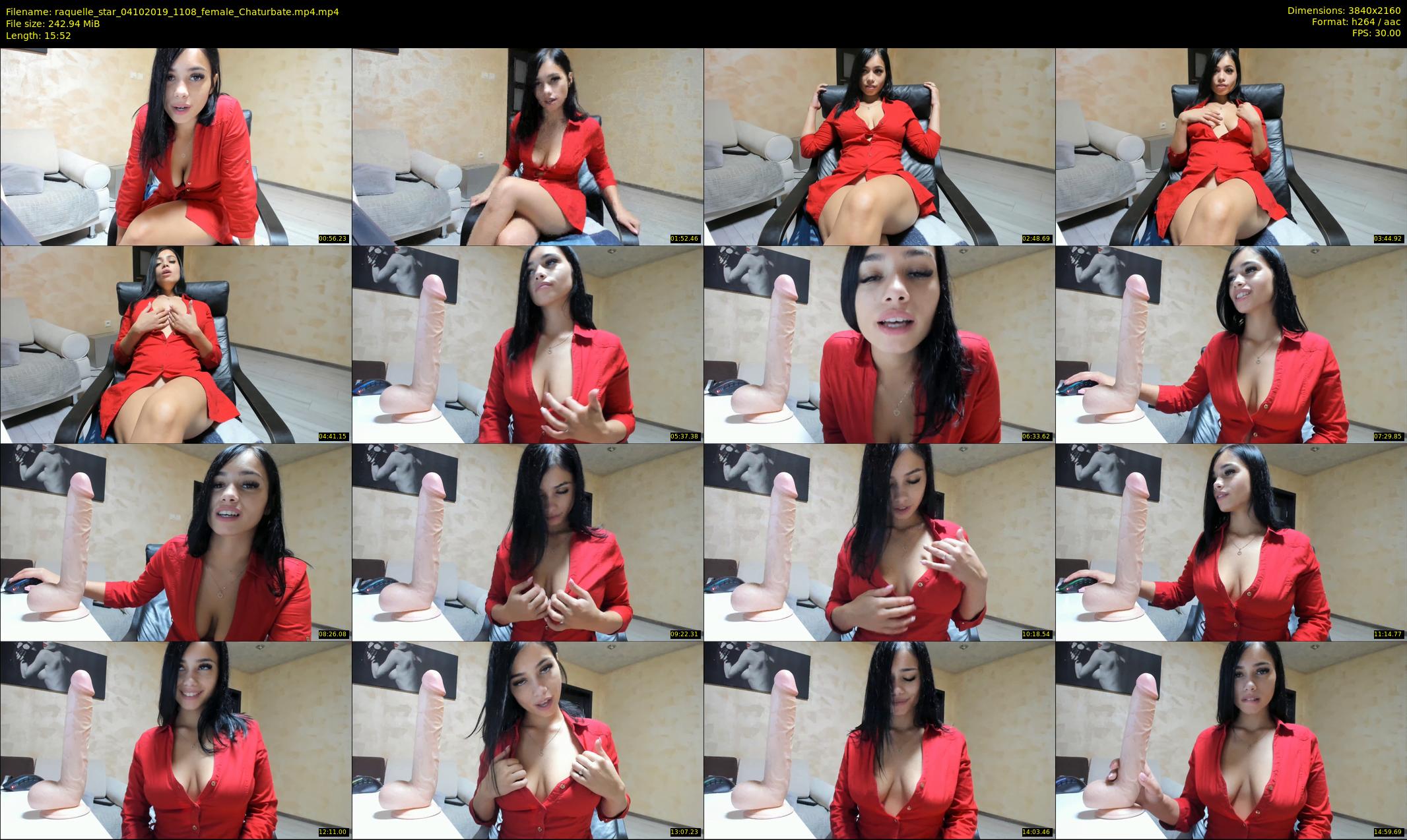 raquelle_star — 16 minute Chaturbate couple cam show recording, 4K, Oct 4, 2019