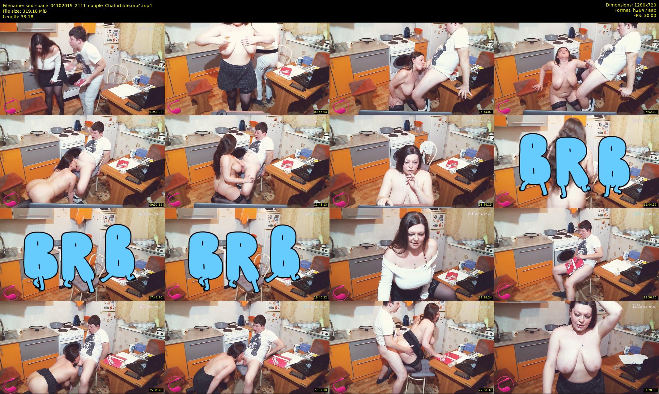 sex_space — 34 minute Chaturbate couple cam show recording, 720p, Oct 4, 2019