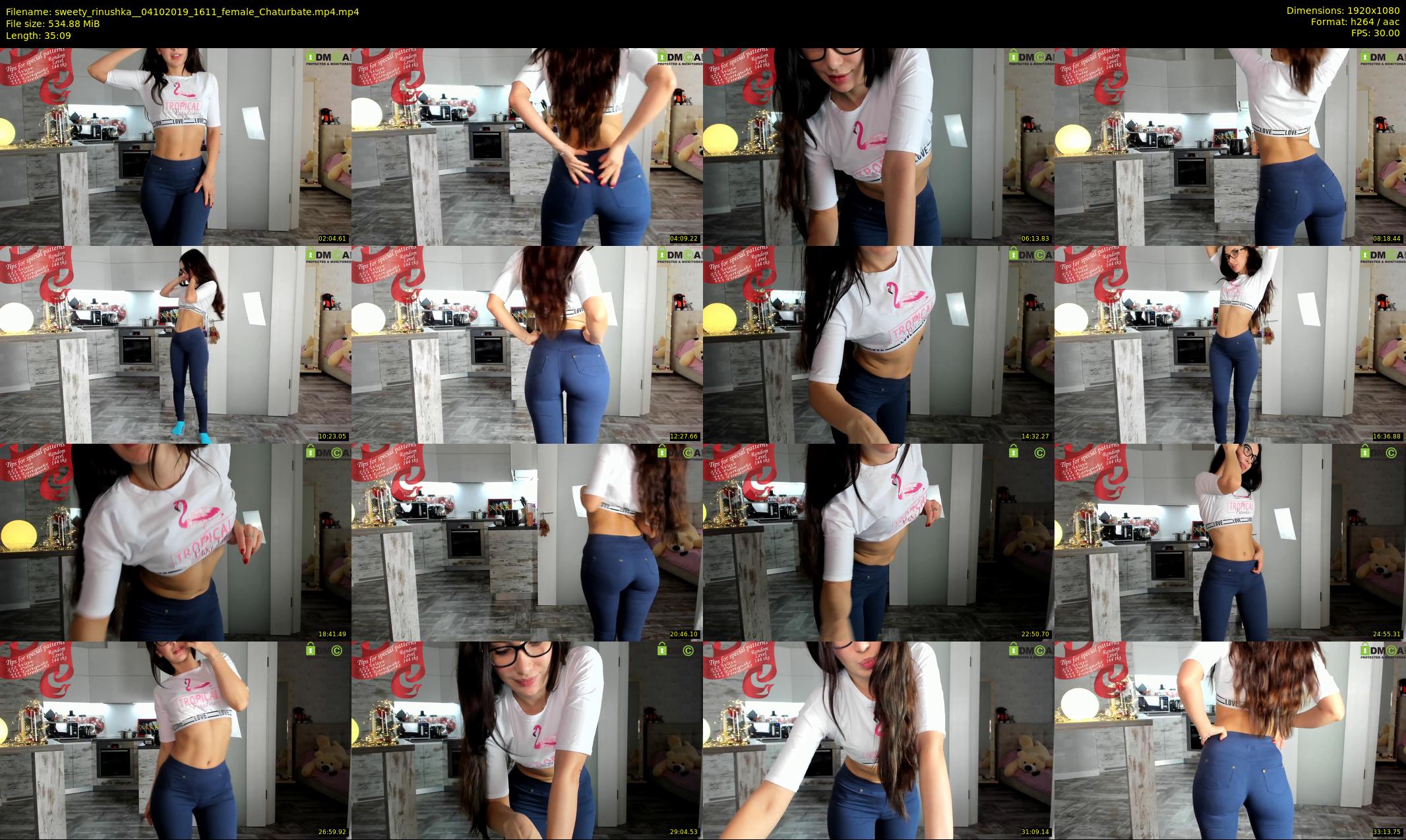 sweety_rinushka_ — 36 minute Chaturbate female cam show recording, 1080p, Oct 4, 2019