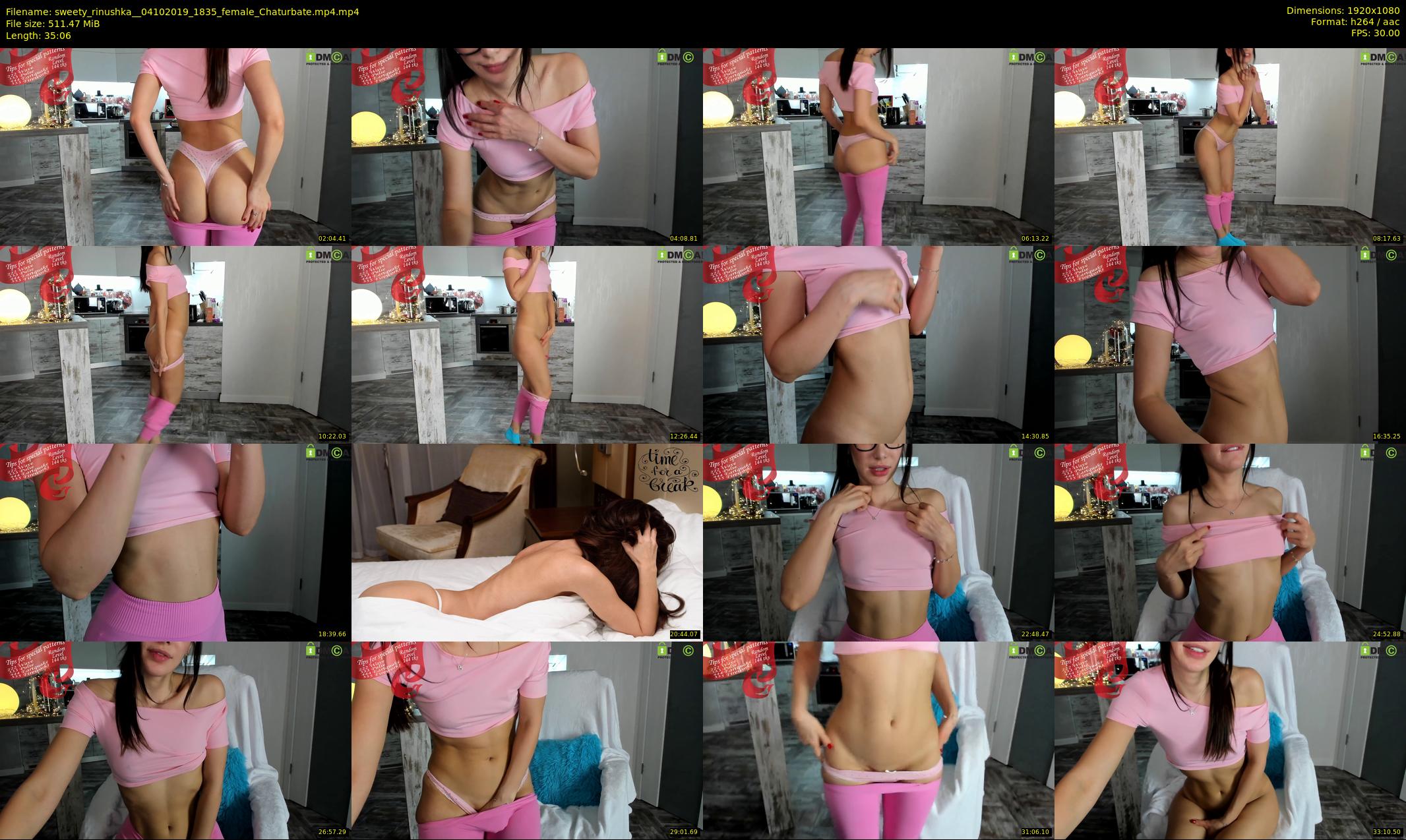 sweety_rinushka_ — 36 minute Chaturbate female cam show recording, 1080p, Oct 4, 2019