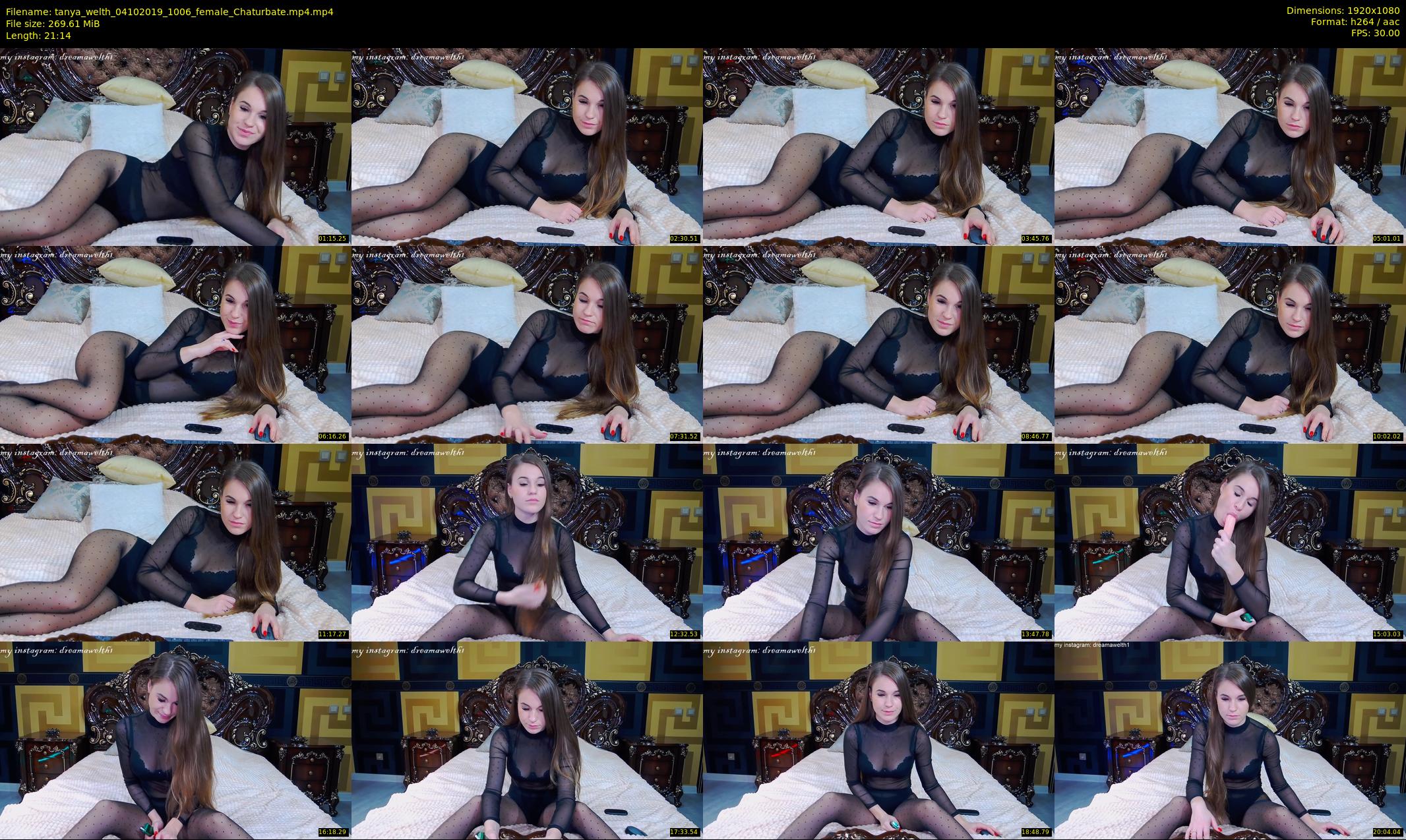tanya_welth — 22 minute Chaturbate female cam show recording, 1080p, Oct 4, 2019